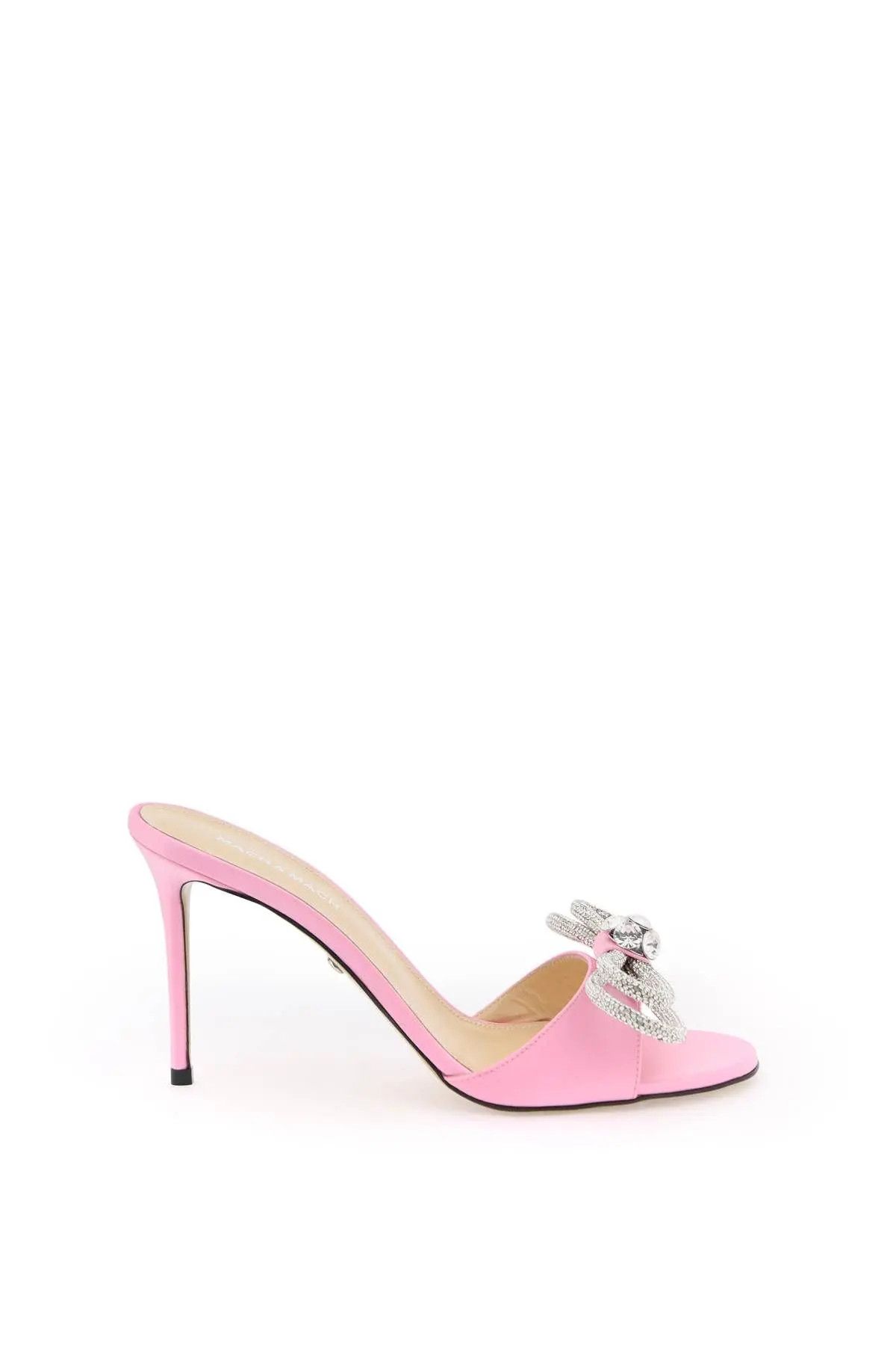 image of Mach&mach O1S22I1N1223 Mule Shoess With Crystals In Pink Shoes, Women's (Size 6)