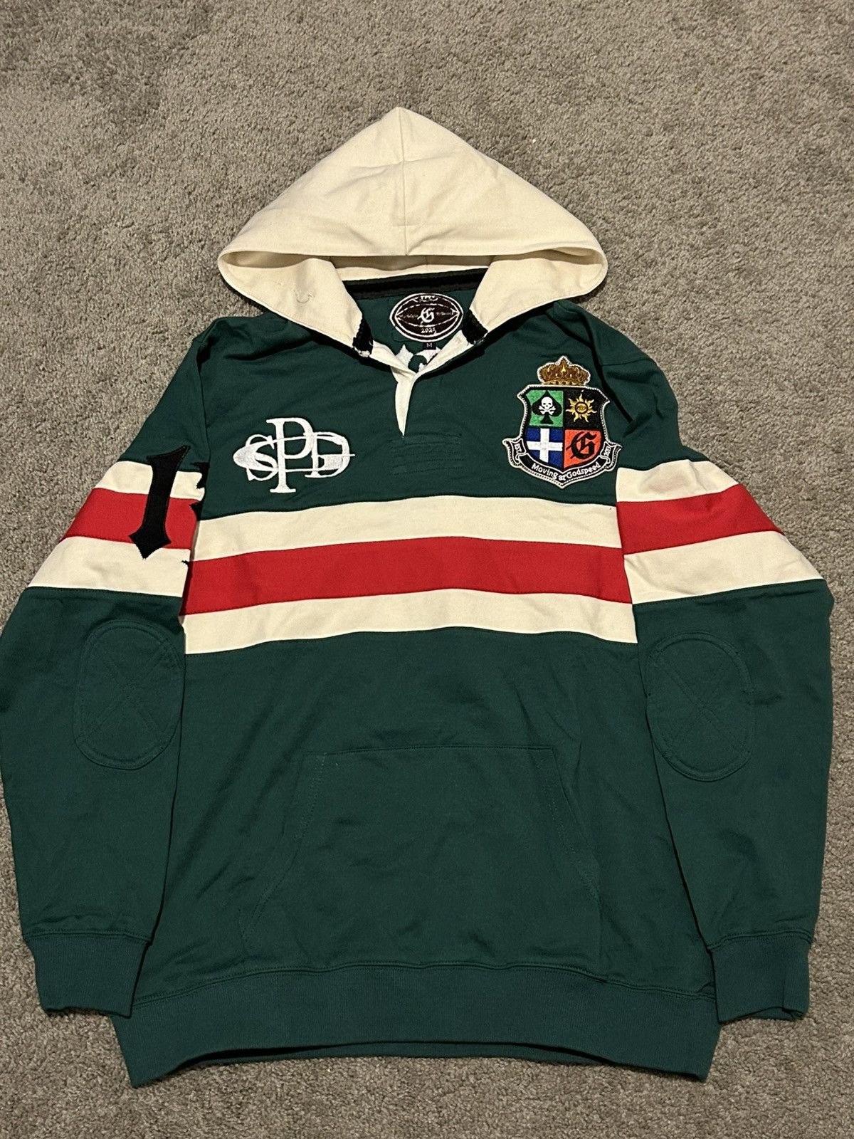 Godspeed GODSPEED CROSSBAR RUGBY HOODIE Size US M / EU 48-50 / 2 - 1 Thumbnail