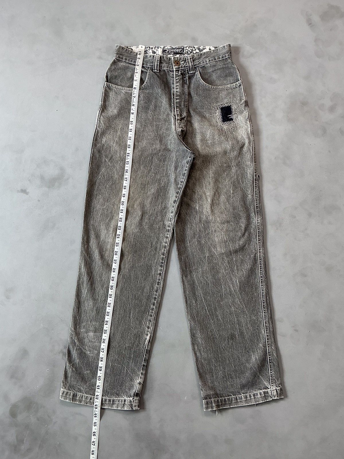 Other Vintage hip hop embroidered denim Size US 30 / EU 46 - 12 Thumbnail
