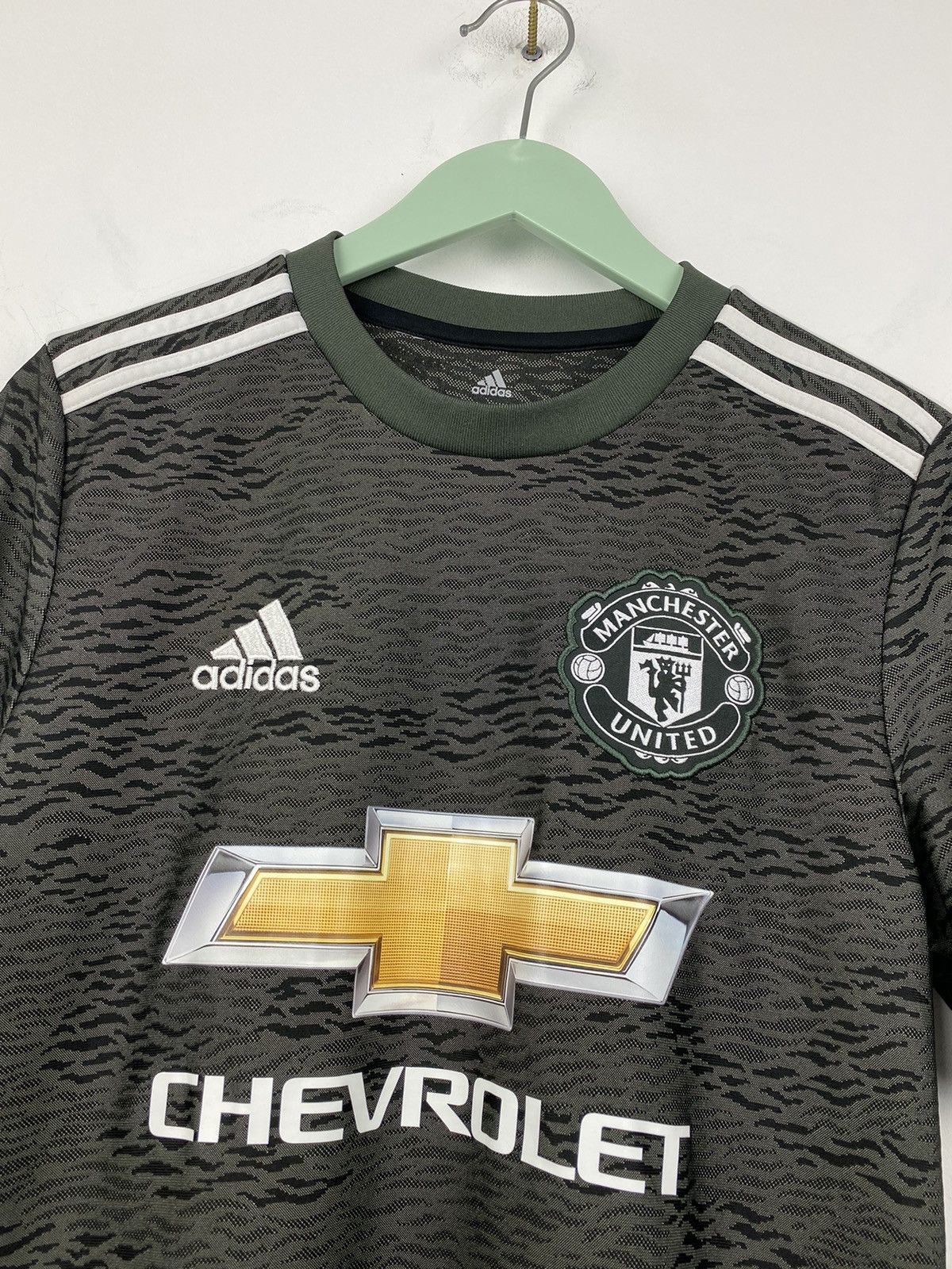 Adidas Manchester United 2020 2021 Away Soccer Jersey PSG Milan Size US XXS / EU 40 - 2 Thumbnail