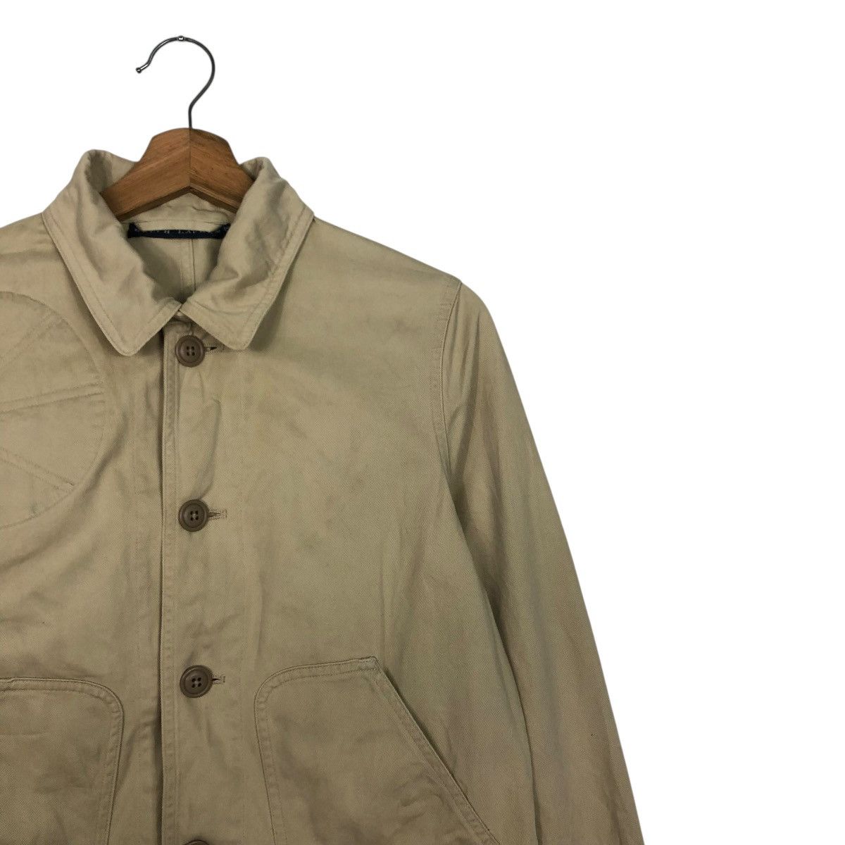 Ralph Lauren 🔥VINTAGE CROPPED CHORE WORK BIKER JACKET RALPH LAUREN Size M / US 6-8 / IT 42-44 - 8 Thumbnail