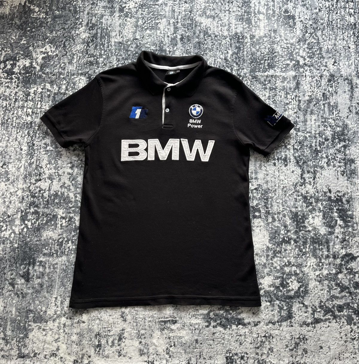 BMW BMW Moto Polo Shirt Black Embroidered Racing Logo Michelin Size US M / EU 48-50 / 2 - 4 Thumbnail
