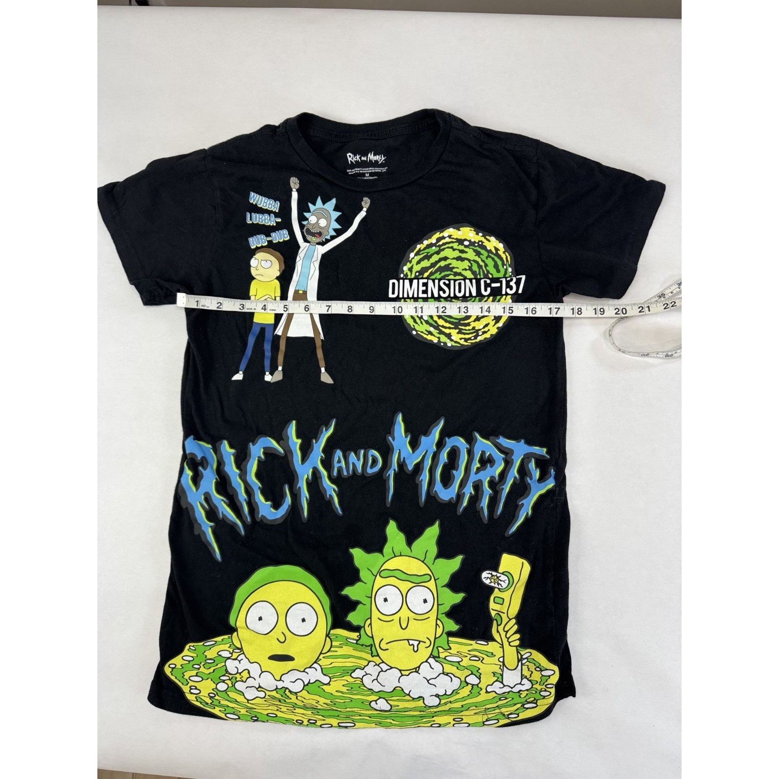 Other Rick and Morty Wubba Lubba Dub-Dub Dimension 137 Tee Medium Size US M / EU 48-50 / 2 - 4 Thumbnail