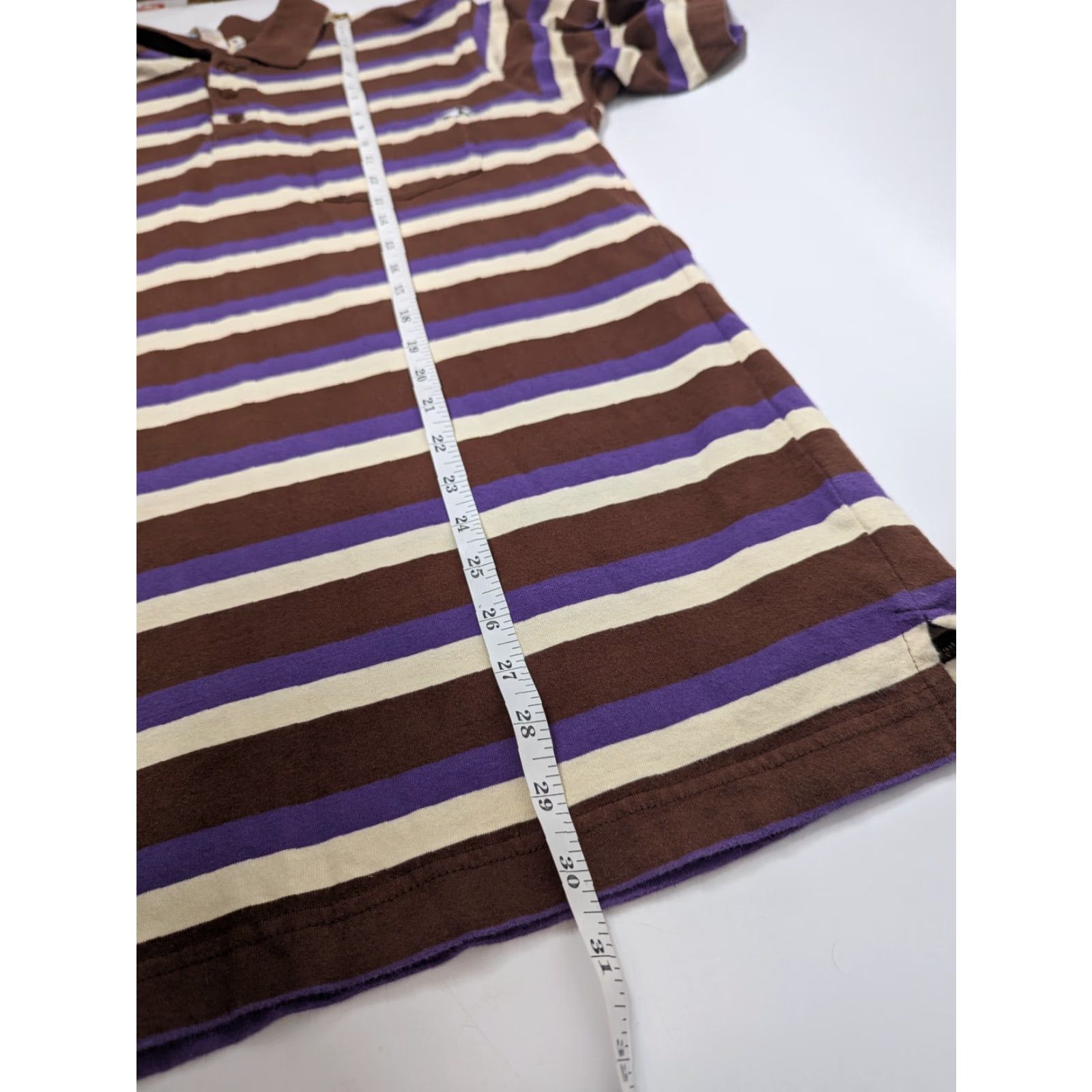 Enjoi VINTAGE Enjoi Polo Shirt Striped Shirt Men M Brown Grunge Skateboarding Shirt Polo Enjoi Mens M Brown Grunge Skateboarding Size US M / EU 48-50 / 2 - 4 Thumbnail
