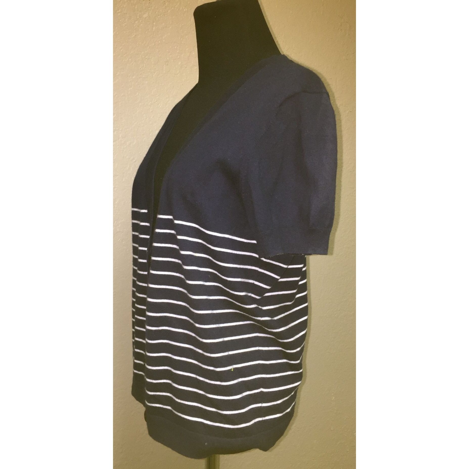 Other Womens Pure Collection Size 8/10 Navy Blue/White Striped But Size M / US 6-8 / IT 42-44 - 5 Thumbnail