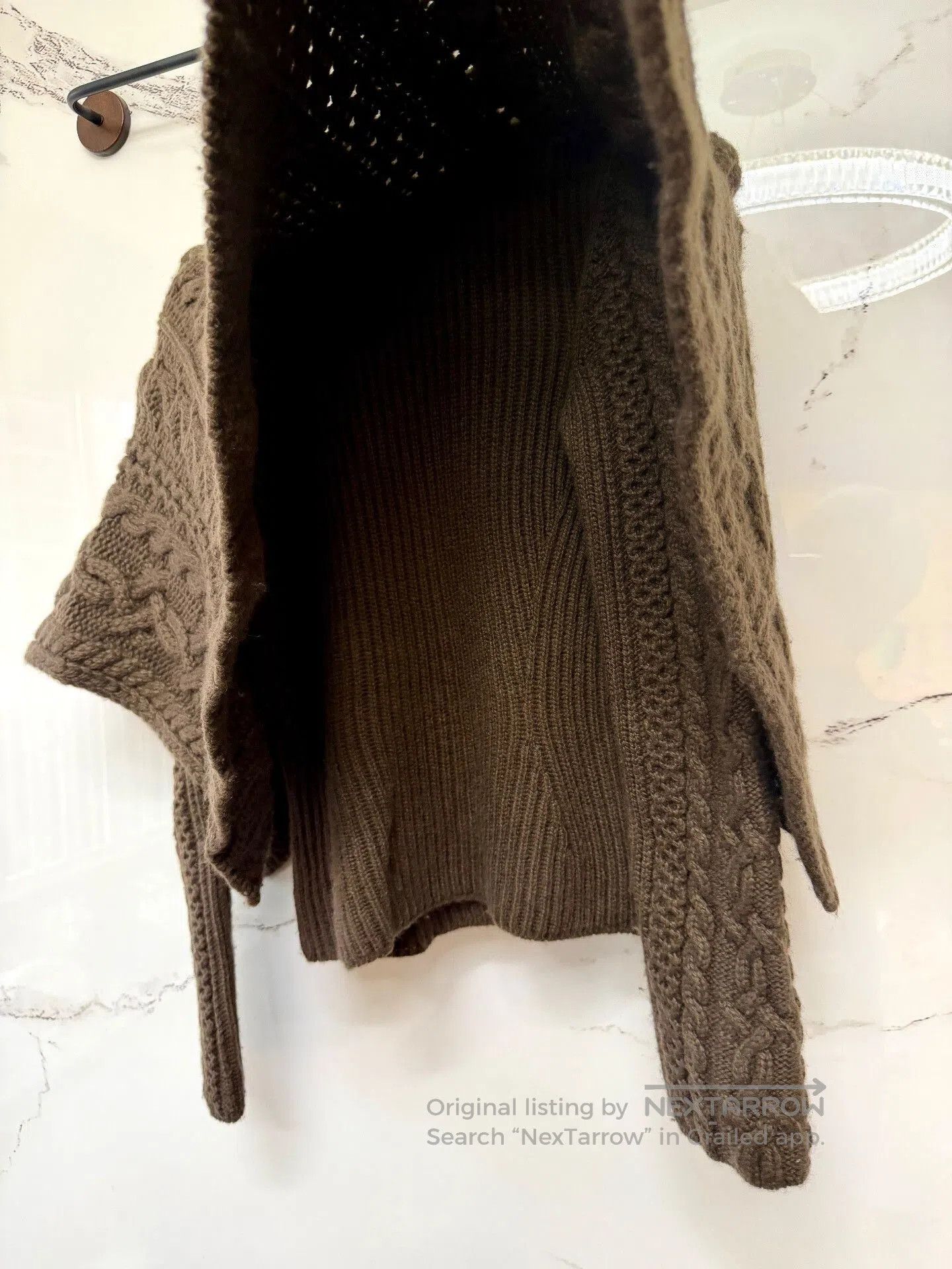 Hermes hermes luxury cashmere blend sweater cape. Size S / US 4 / IT 40 - 4 Thumbnail
