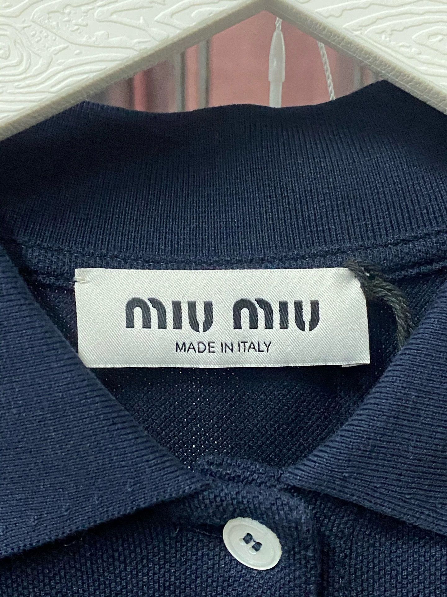 Miu Miu MIU MIU Embroidered Polo S NWT Size S / US 4 / IT 40 - 5 Thumbnail