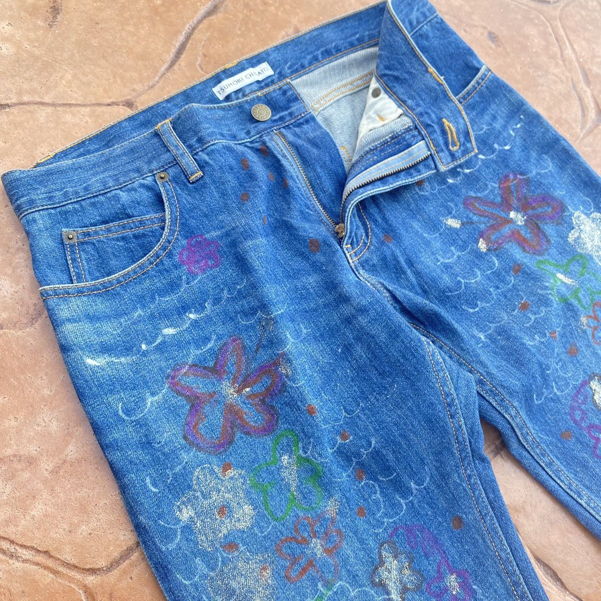 Issey Miyake Vintage Tsumori Chisato Issey Miyake Jeans ERD GRUNGE PANT Size US 33 - 3 Thumbnail