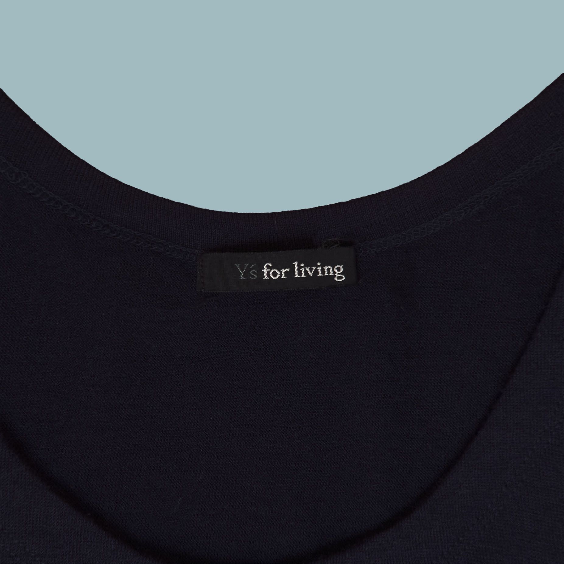 Y's *BNWOT* Y's Wool / Cupro Navy Midi Dress Yohji Yamamoto Size M / US 6-8 / IT 42-44 - 4 Thumbnail