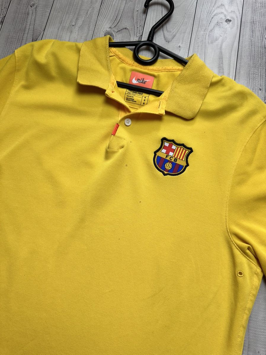 Nike × Vintage Nike Barcelona soccer polo yellow size M Size US M / EU 48-50 / 2 - 8 Thumbnail