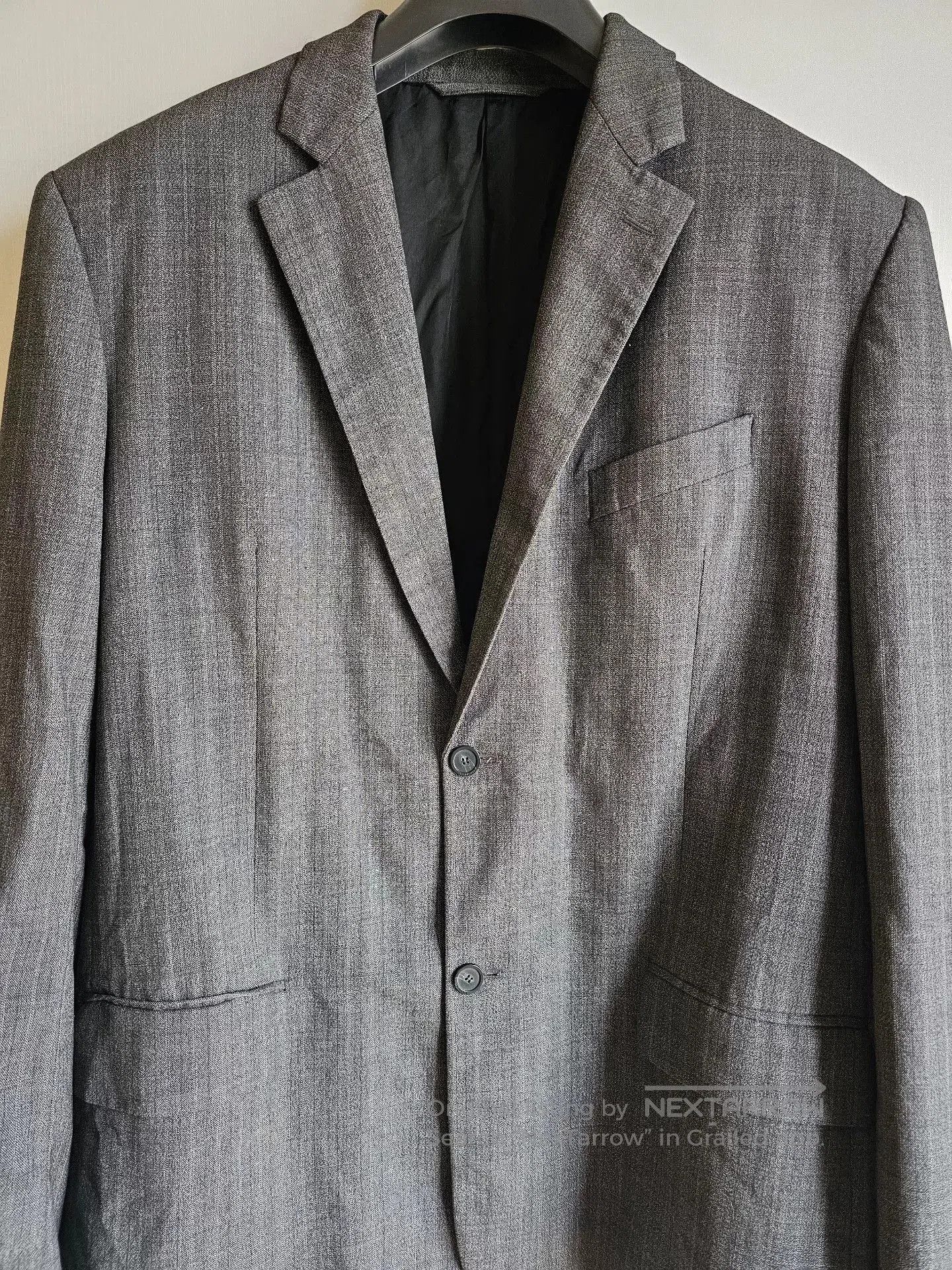 Balenciaga gray wool suit jacket by Balenciaga. Size US L / EU 52-54 / 3 - 1 Thumbnail