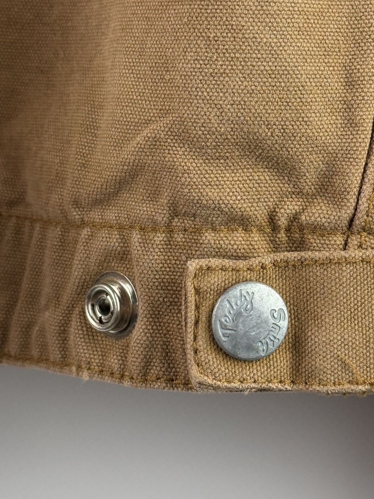 Vintage Vintage 90s Teddy Smith Work Canvas Boxy Jacket (Carhartt) Size US L / EU 52-54 / 3 - 7 Thumbnail