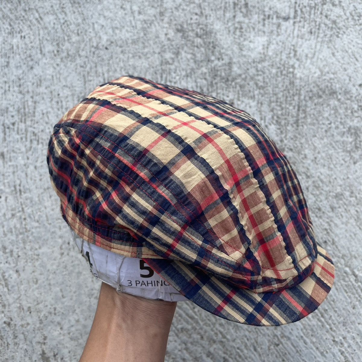 Japanese Brand × Vintage Vintage Tartan flat cap by skyline Size ONE SIZE - 5 Thumbnail