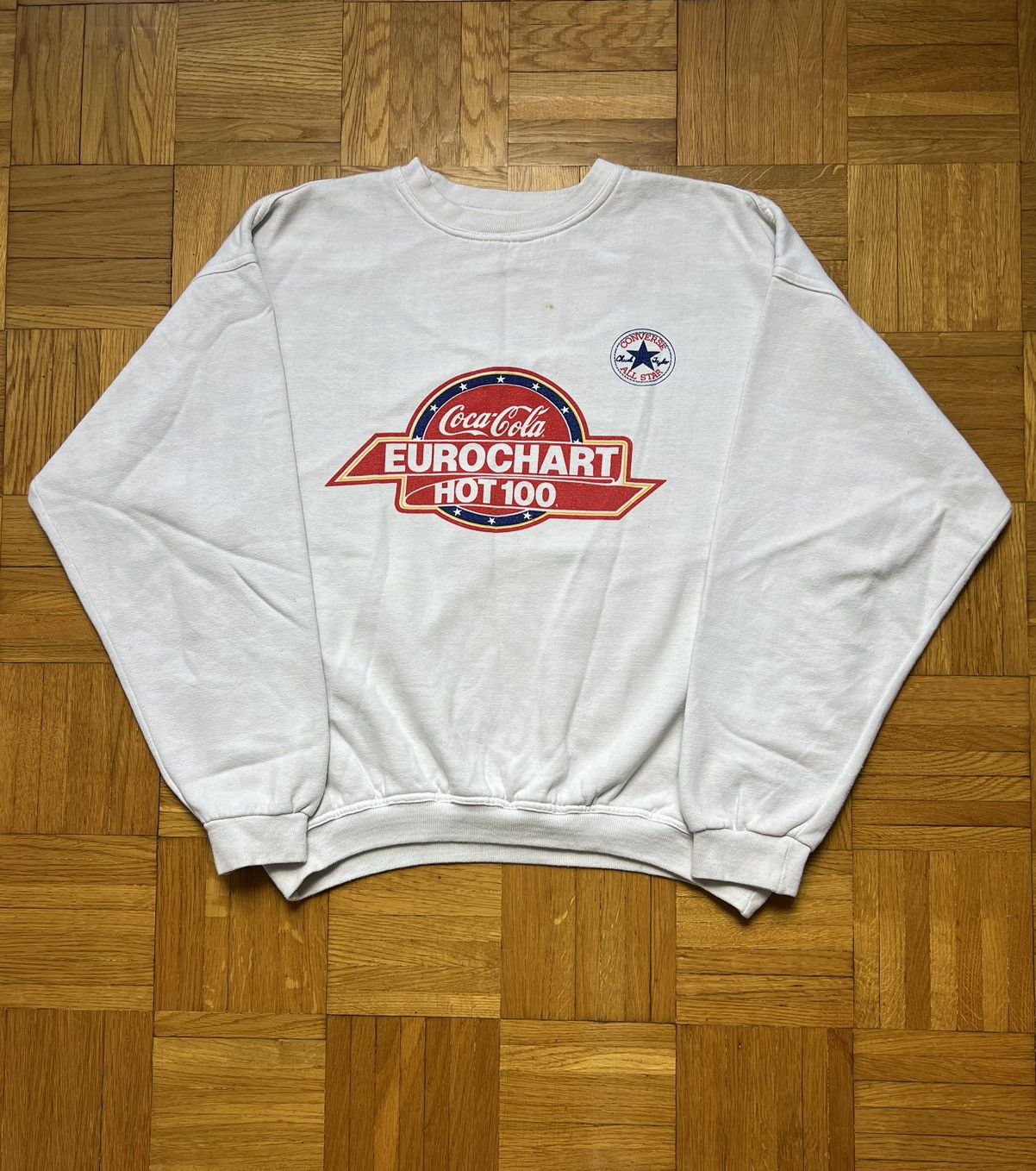 Coca Cola × Converse × Vintage Sweatshirt Converse Coca Cola vintage 90’s very rare Size US L / EU 52-54 / 3 - 1 Thumbnail