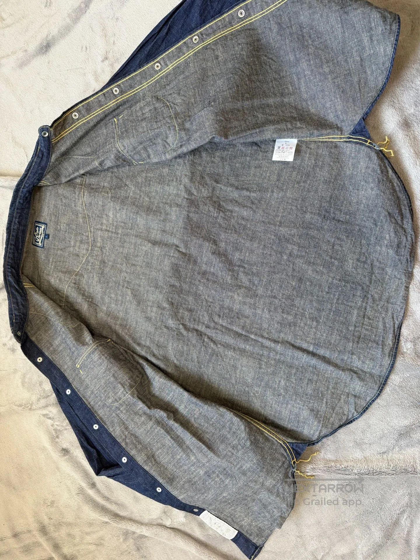 Studio D'Artisan Studio Dartisan Pig Denim Shirt. Size US L / EU 52-54 / 3 - 8 Thumbnail