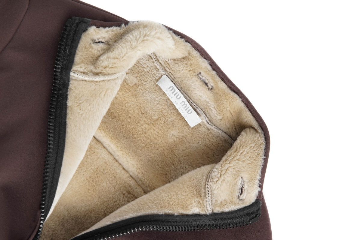 Miu Miu Miu Miu F/W1999 Fleece Lining Belt Buckle Jacket Size M / US 6-8 / IT 42-44 - 21 Thumbnail