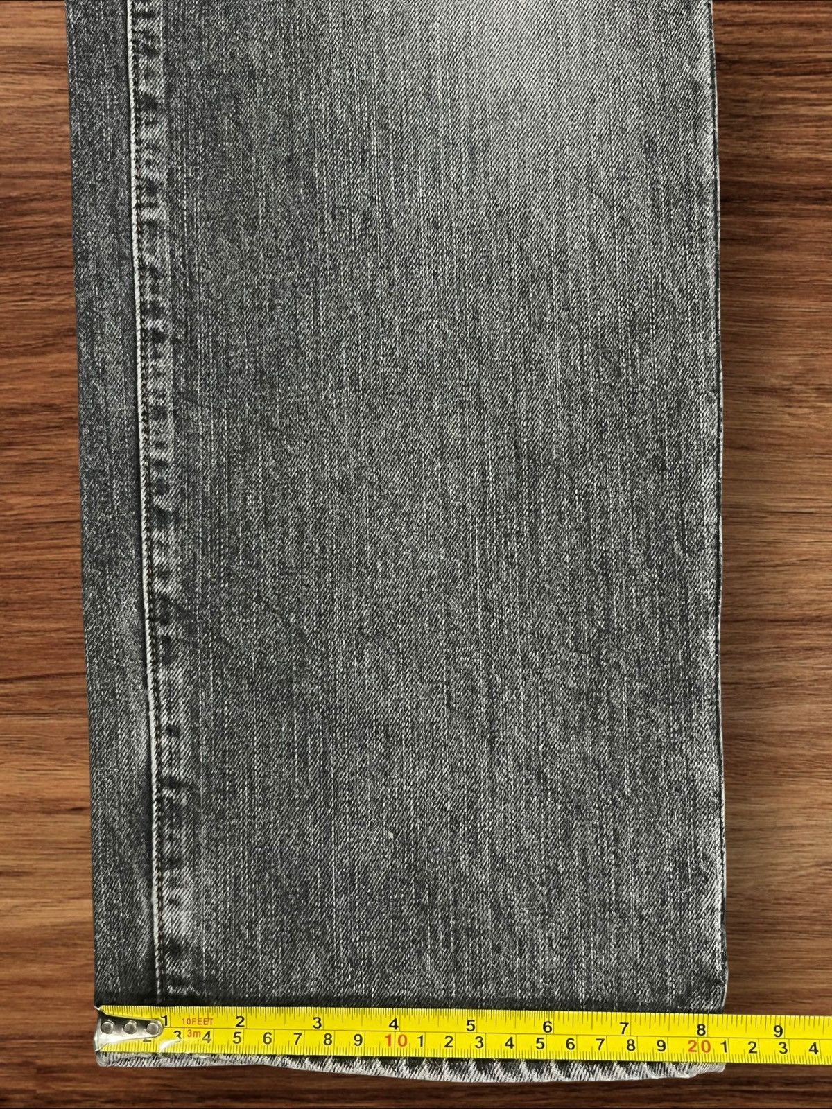 Japanese Brand ⚡️Distressed⚡️Vintage Japanese Brand GL Heart Black Faded Jean Size US 28 / EU 44 - 14 Thumbnail