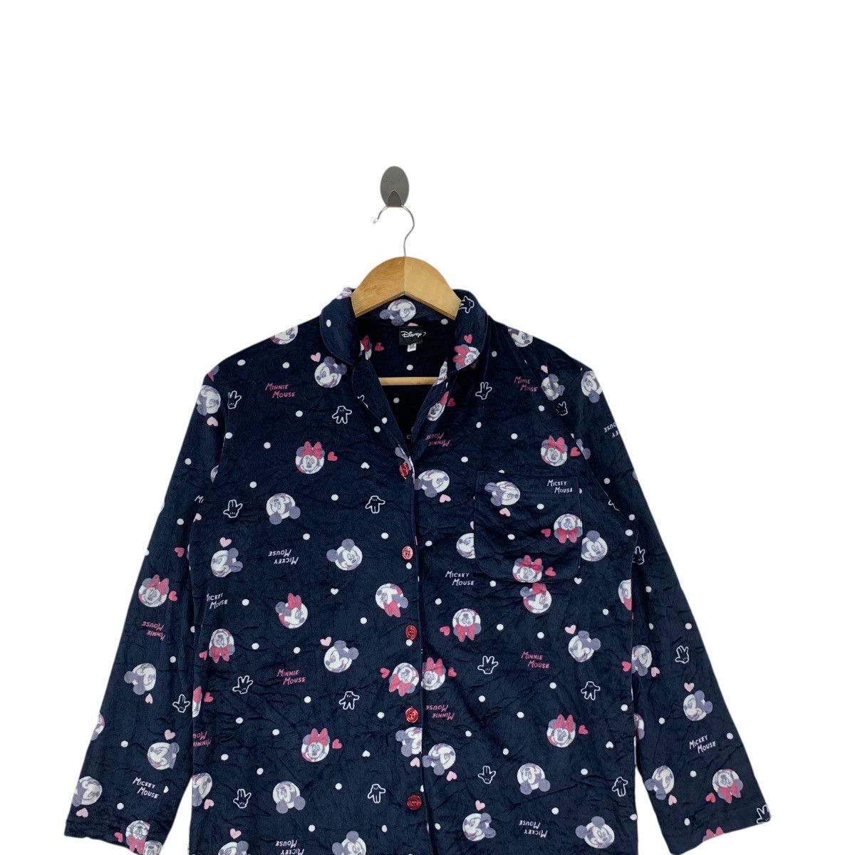 Disney DISNEY MICKEY MOUSE Minnie All Over Print Fleece Jacket Size M / US 6-8 / IT 42-44 - 2 Thumbnail