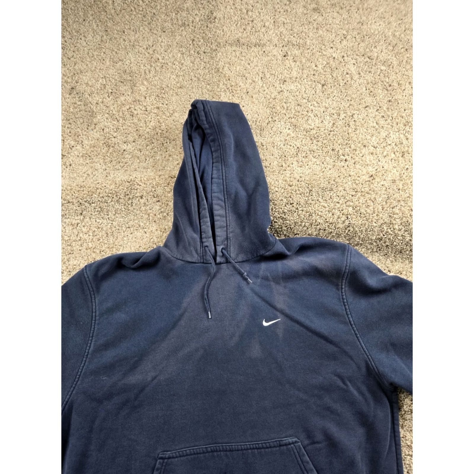 Nike VINTAGE Nike Hoodie Mens XL Blue Pullover Sweatshirt Long Sleeve Y2K Size US XL / EU 56 / 4 - 5 Thumbnail