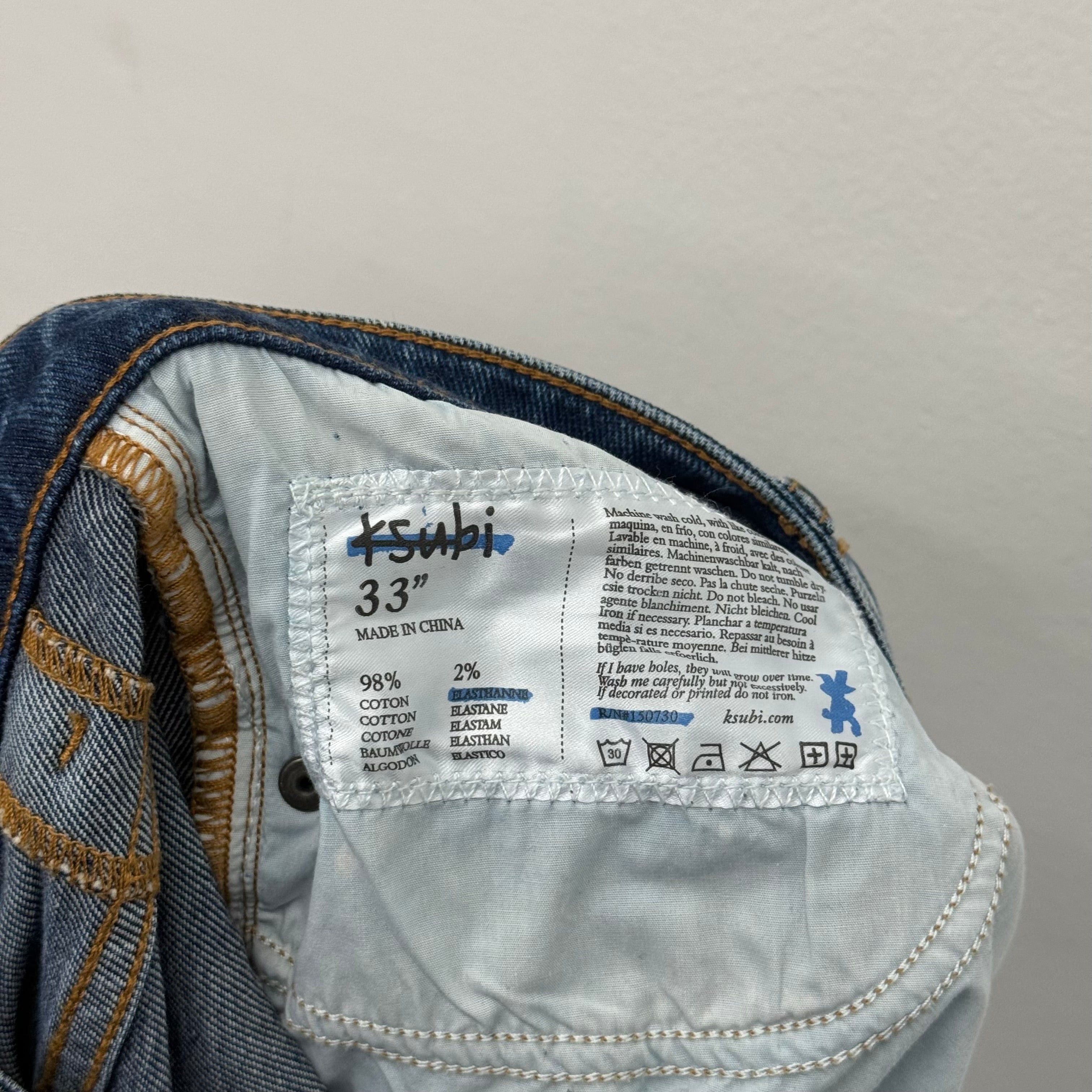 Ksubi Ksubi Light Wash Denim Jeans - Size 33 Size US 33 - 5 Thumbnail