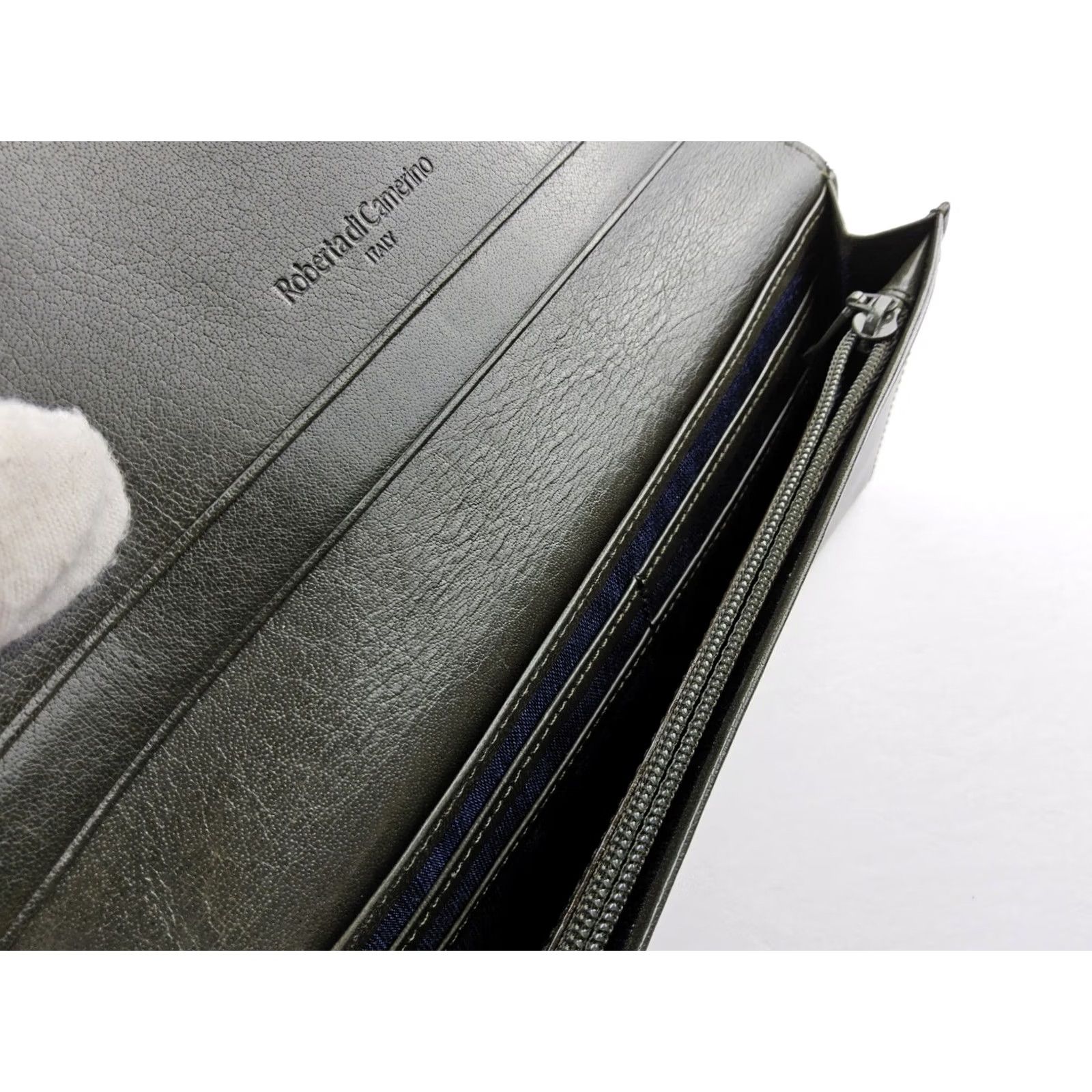 Roberta di Camerino Roberto di Camerino Wallet Bifold Leather Brown Long Full Size Male Men Size ONE SIZE - 7 Thumbnail