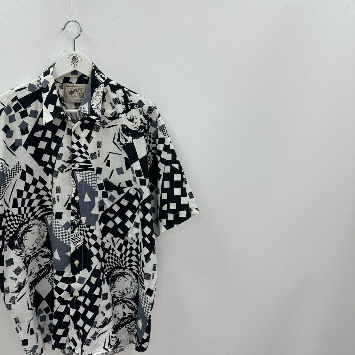 Vintage Vintage 90s Water’s Girls womans abstract Hawaiian shirt y2k Size US XL / EU 56 / 4 - 2 Thumbnail