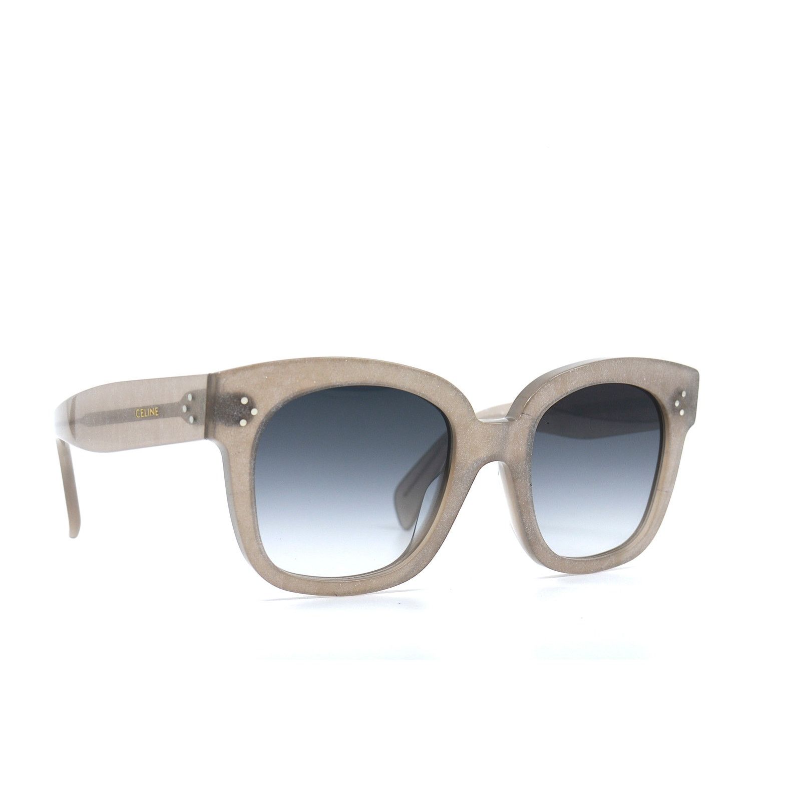 NEW CELINE CL4005FN 57Z BEIGE/SMOKE SUNGLASSES NEW CELINE Sunglasses CL4005FN 4957Z Beige/Violet Gradient  main image 3