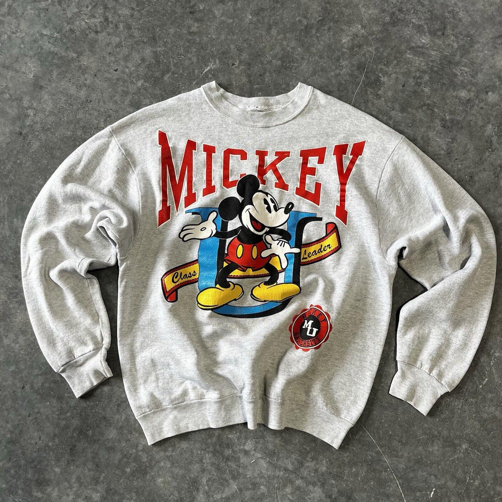 Mickey Mouse Mickey & Co Class Leader MU University Gray Sweatshirt Size US 34 / EU 50 - 1 Thumbnail