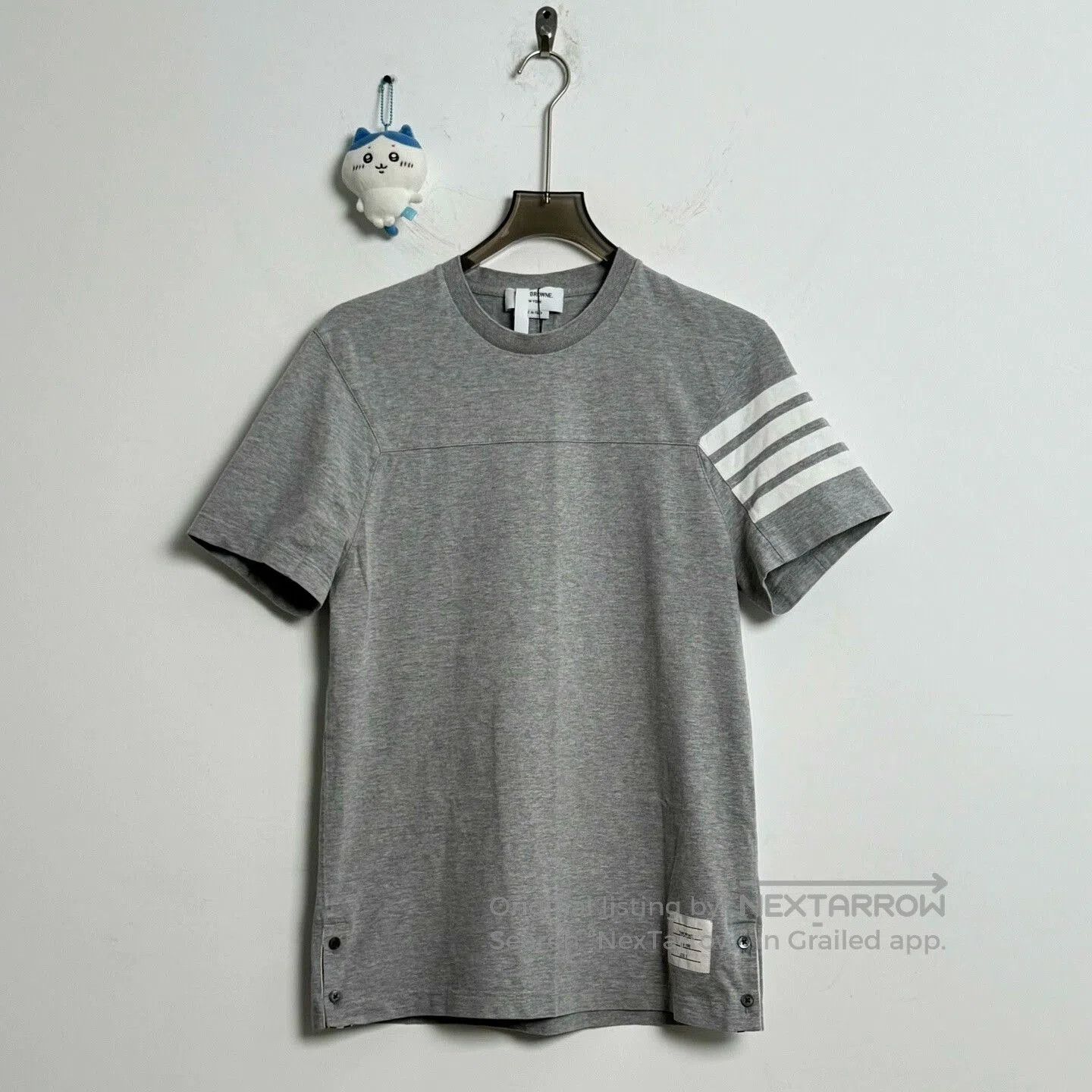 Thom Browne Thom Browne Gray Short Sleeve Shirt. Size US L / EU 52-54 / 3 - 1 Thumbnail