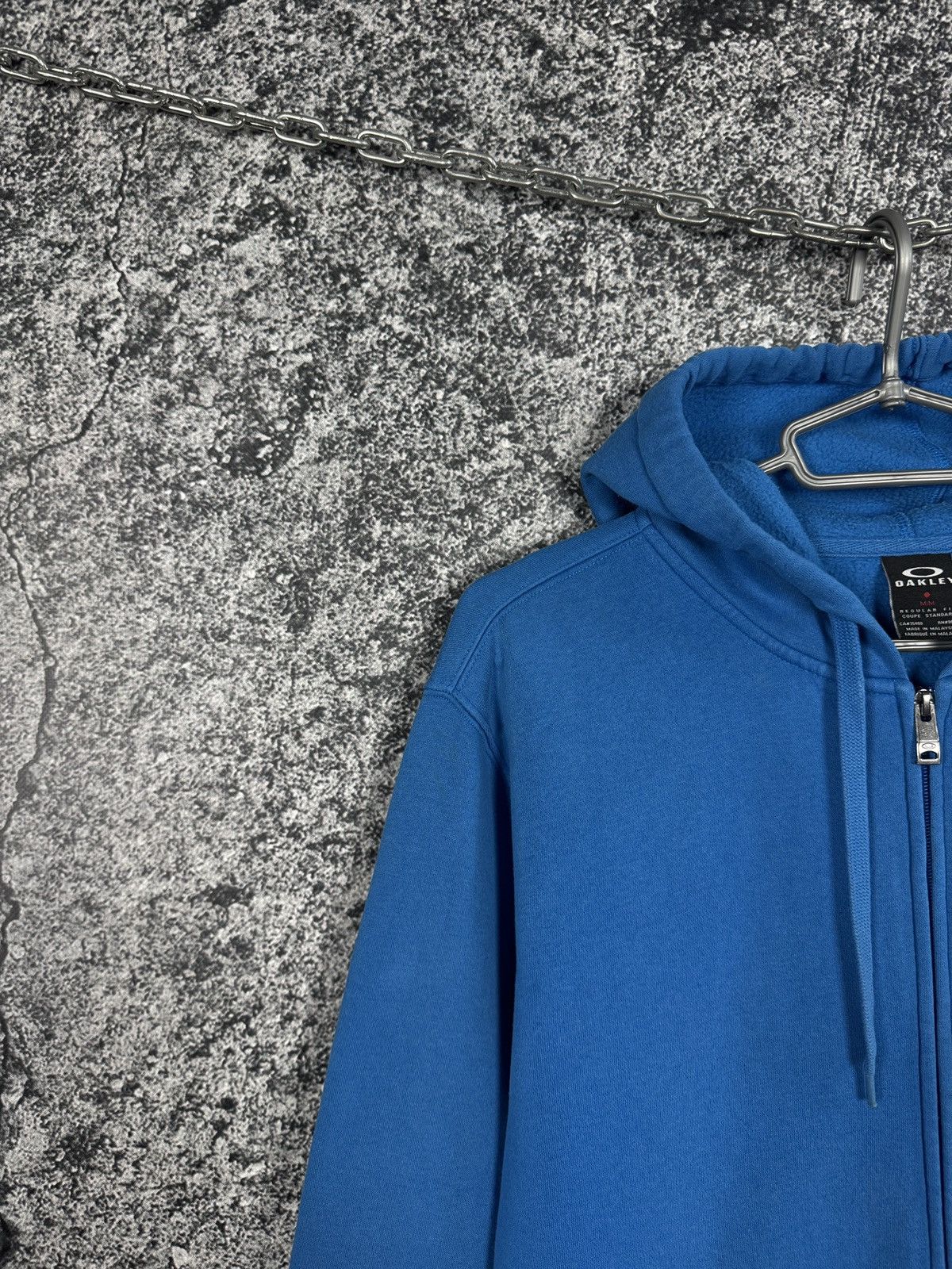 Oakley Men’s Oakley Blue Zip Up Hoodie Jacket MFG Co Logo Size M Size US M / EU 48-50 / 2 - 4 Thumbnail