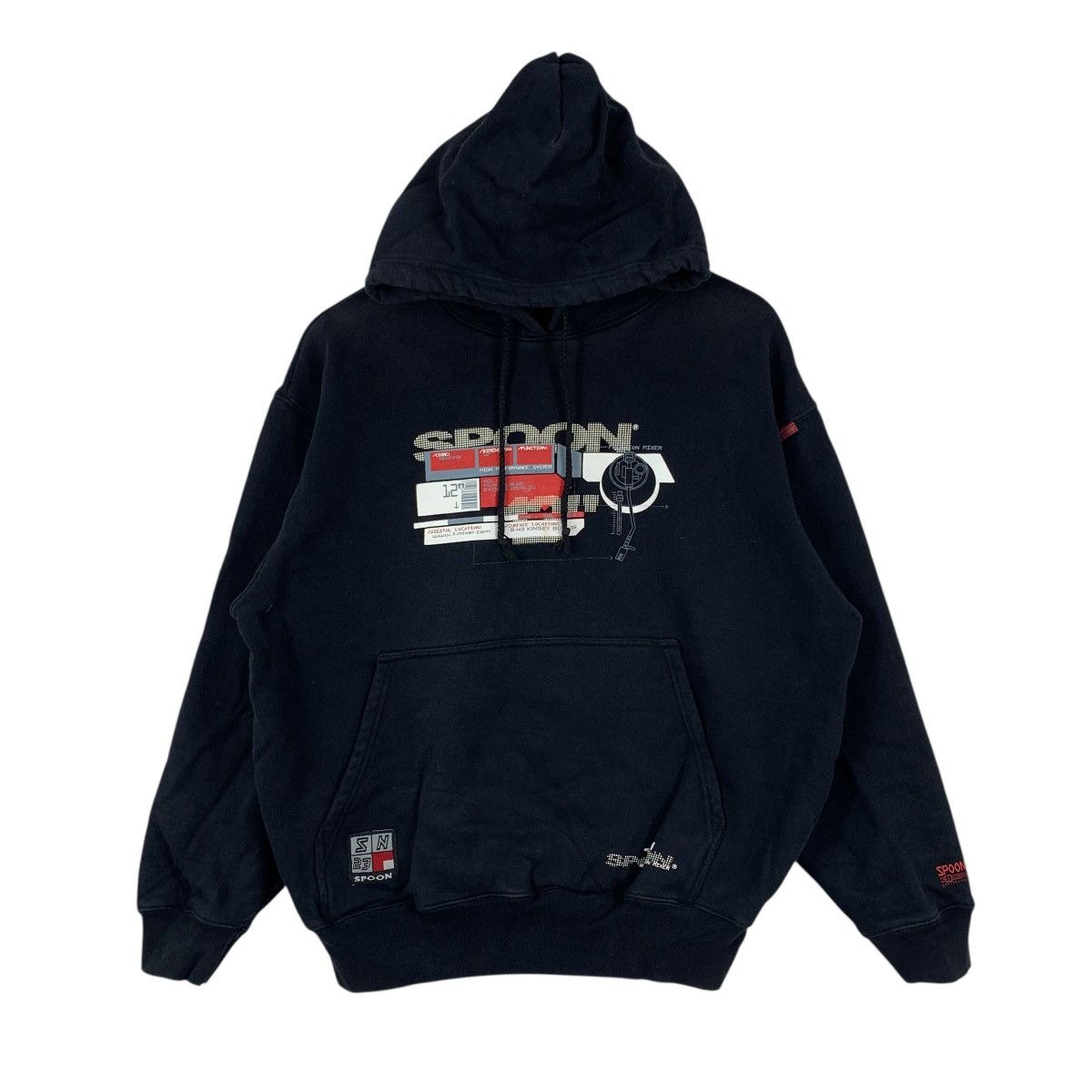 Spoon Vintage SPOON HONDA 12 SN23 Sports Racing Hoodie Sweatshirt Size US L / EU 52-54 / 3 - 1 Thumbnail