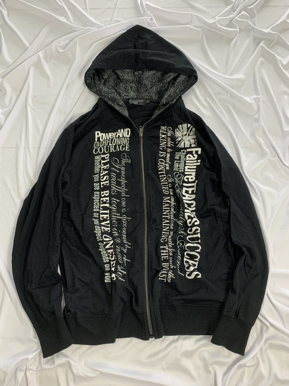 Japanese Brand beaumont carr snake poem hoodie japan Size US M / EU 48-50 / 2 - 8 Thumbnail