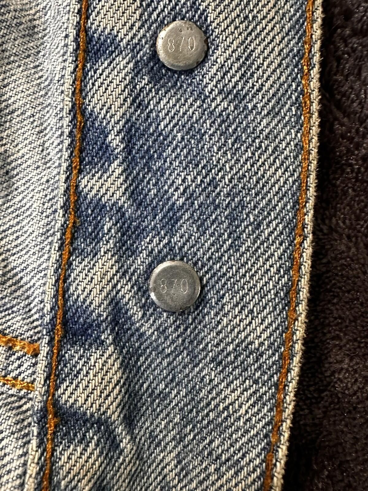 Levi's VTG Faded 80s Levi’s Denim Jacket 70507 0214 Sz Medium Size US M / EU 48-50 / 2 - 6 Thumbnail