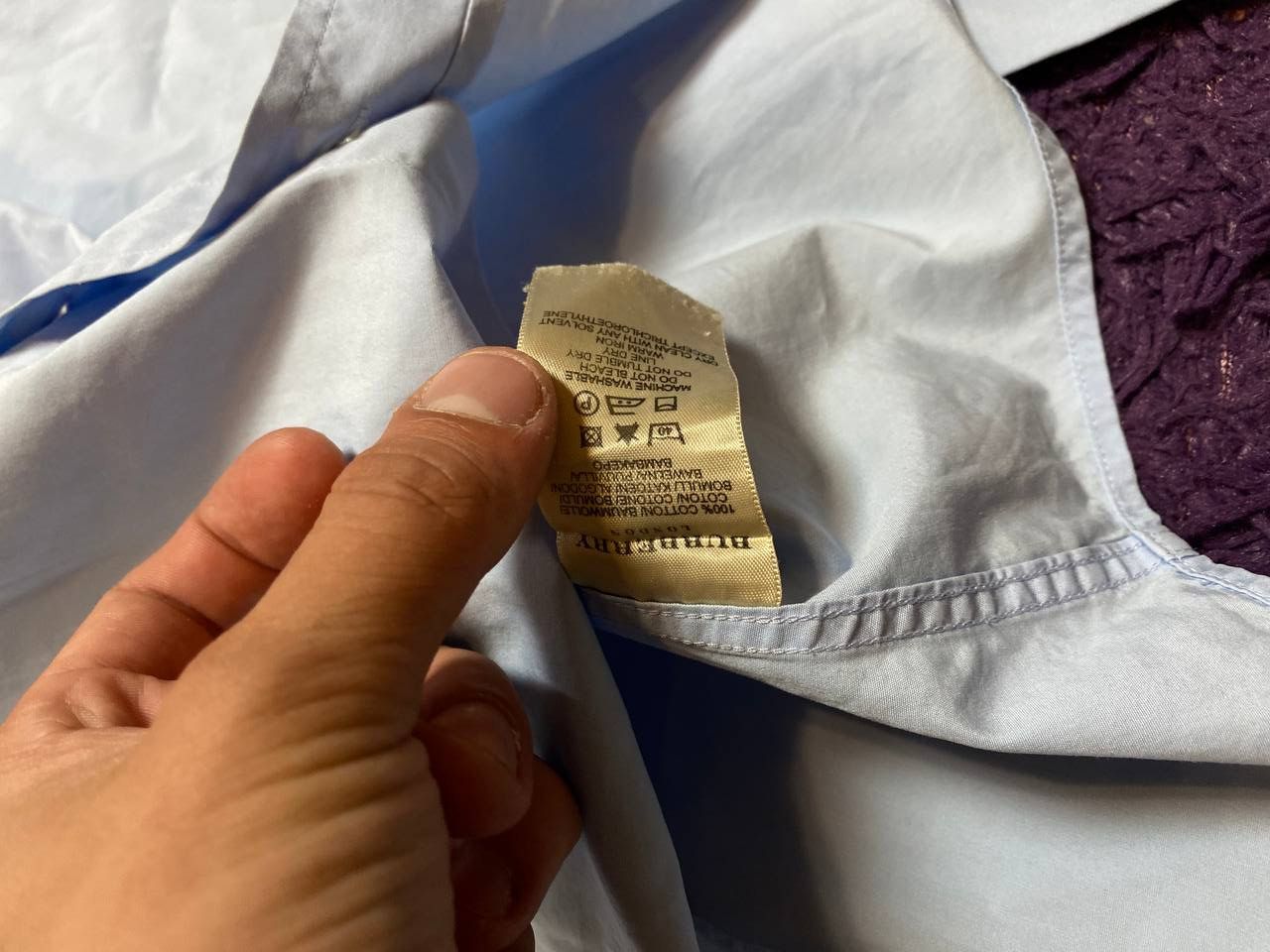 Burberry Vintage Burberry Slim Fit Button Up Shirt Size S Size US S / EU 44-46 / 1 - 5 Thumbnail