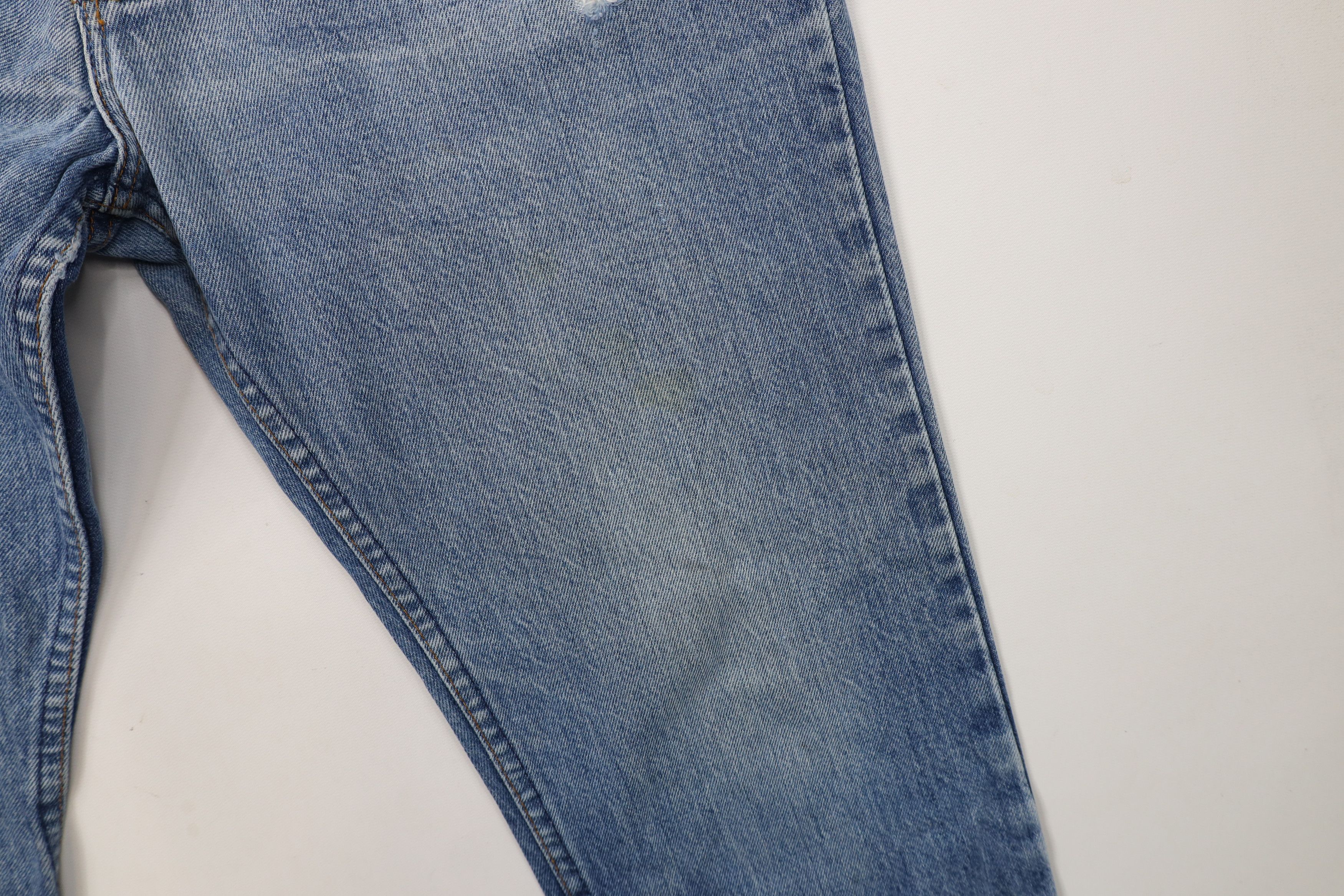Vintage Vintage 70s Streetwear Straight Leg Denim Jeans Blue Cotton Size US 32 / EU 48 - 8 Thumbnail