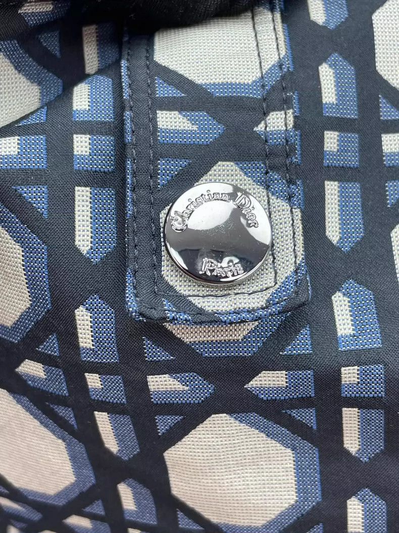 Dior Dior 24 new diamond short-sleeved windbreaker jacket 2504-N Size M / US 6-8 / IT 42-44 - 3 Thumbnail