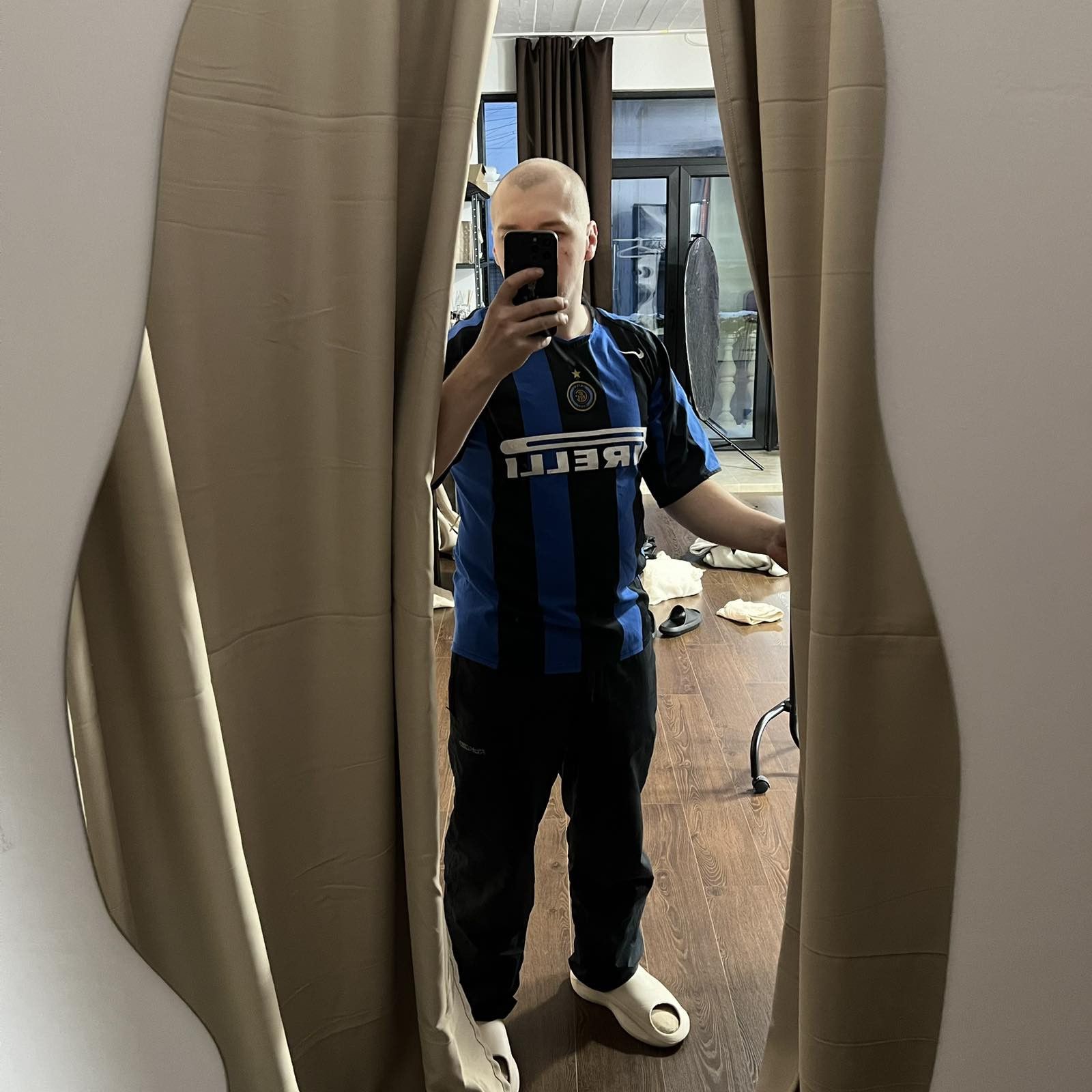 Vintage Vintage Nike Adriano Inter Milan 2004 Home Football Shirt Size US M / EU 48-50 / 2 - 3 Thumbnail