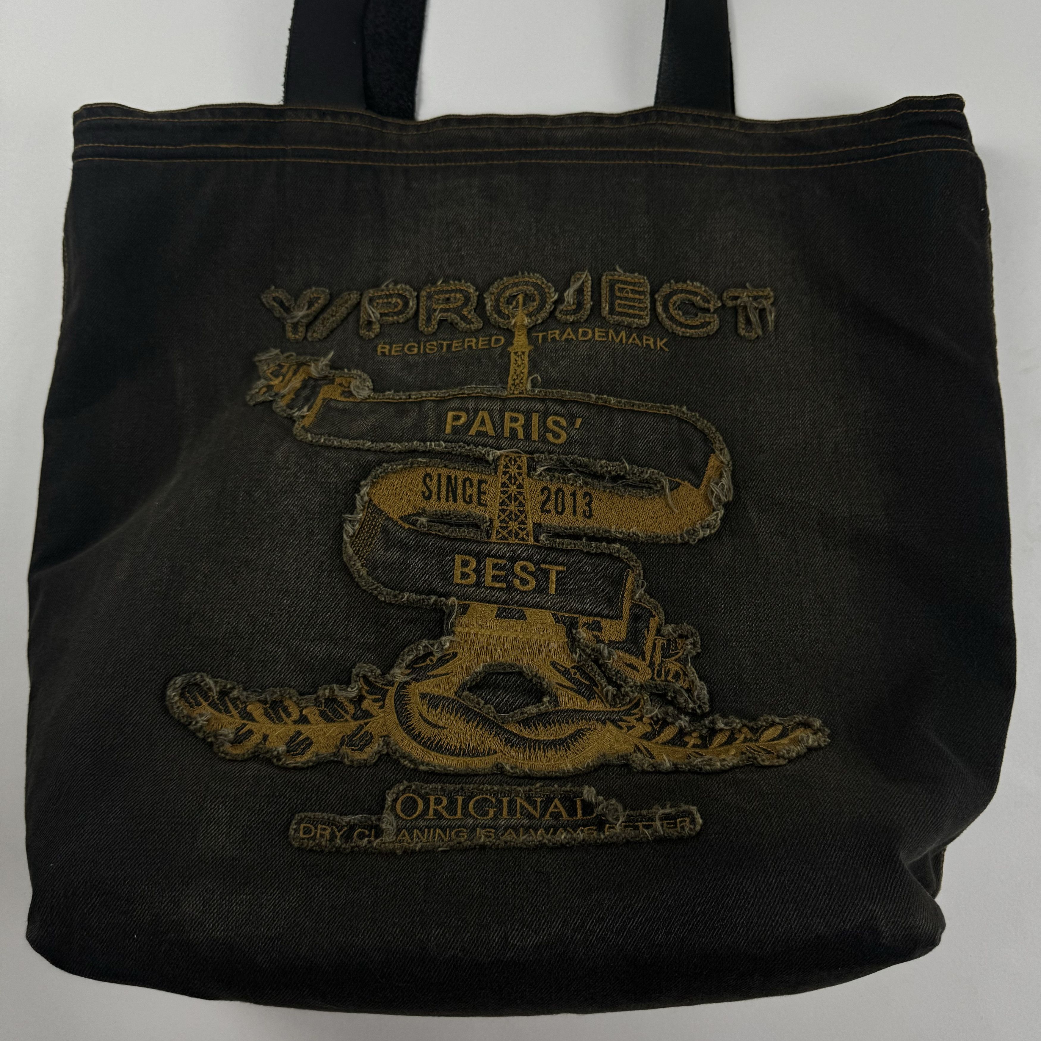 Y/Project Denim Tote Bag Size ONE SIZE - 4 Thumbnail