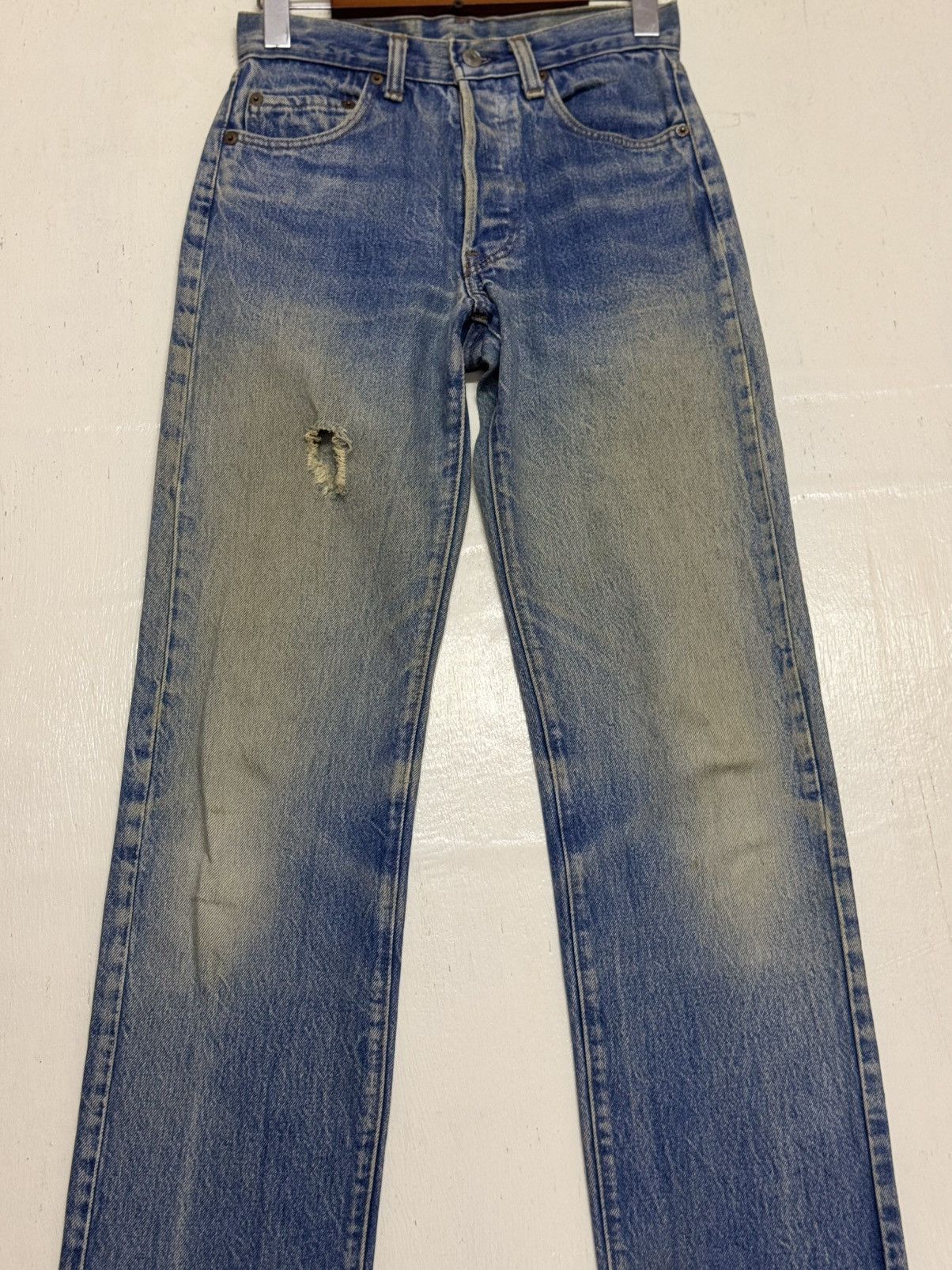 Levi's × Vintage Vintage Levis 501 Distress Denim Size 28" / US 6 / IT 42 - 5 Thumbnail