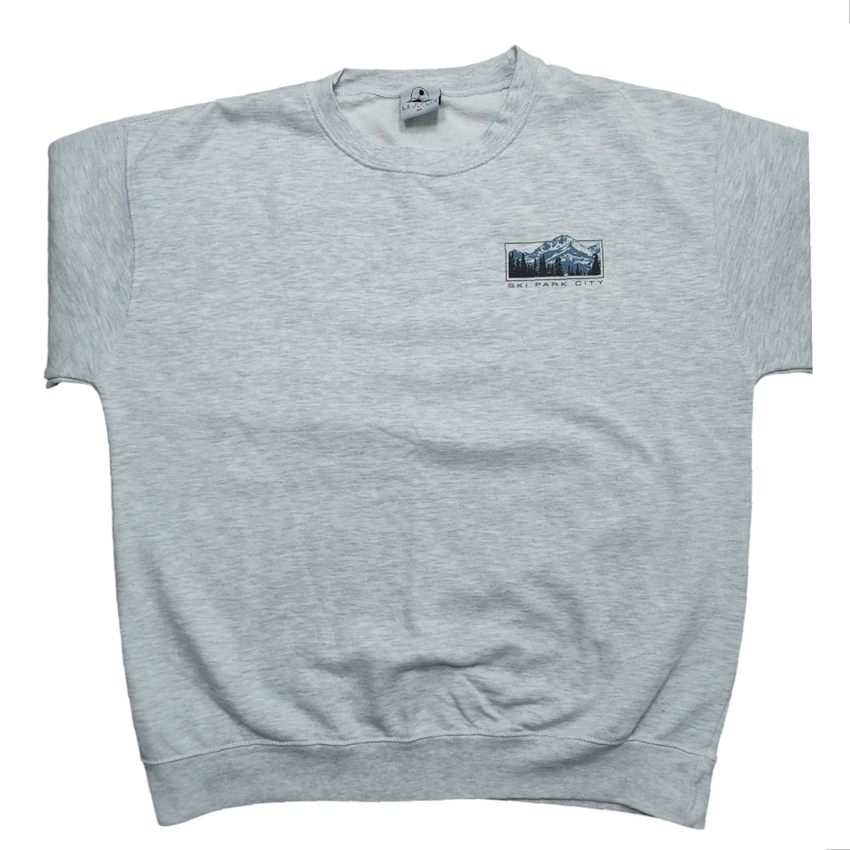 Vintage VINTAGE Park City Wasatch Utah XL Sweatshirt Prairie Mountain Gray Long Sleeve Pullover Graphic Print All Seasons Unisex Adults” Size US XL / EU 56 / 4 - 4 Thumbnail