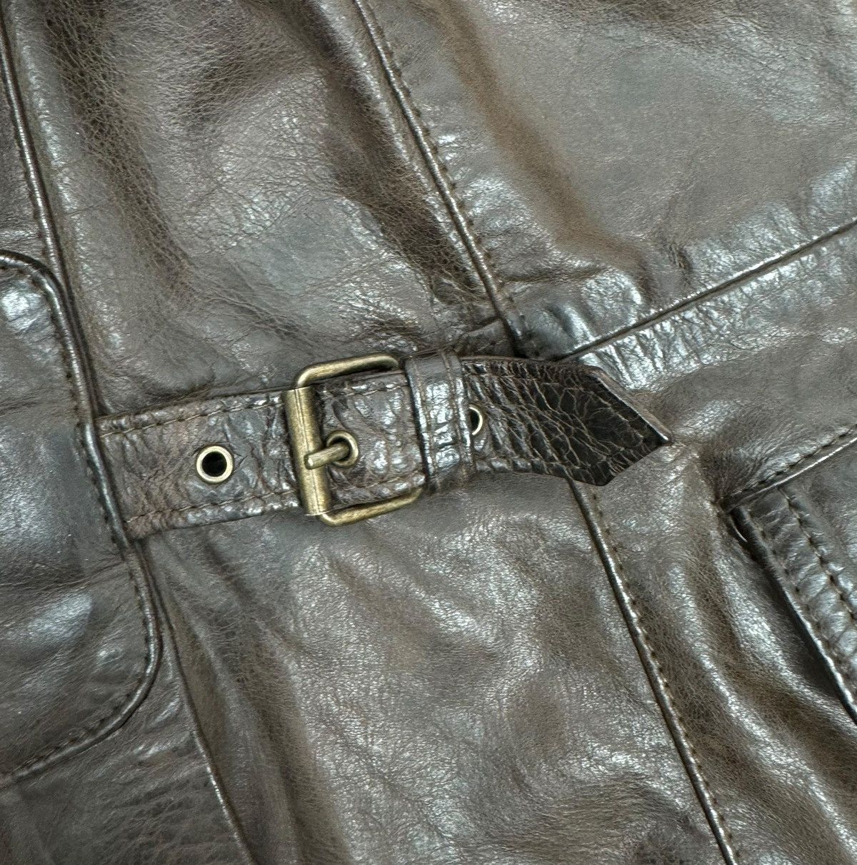 Belstaff Belstaff Womens Genuine Leather Jacket Gold Label size 42 Size M / US 6-8 / IT 42-44 - 20 Thumbnail