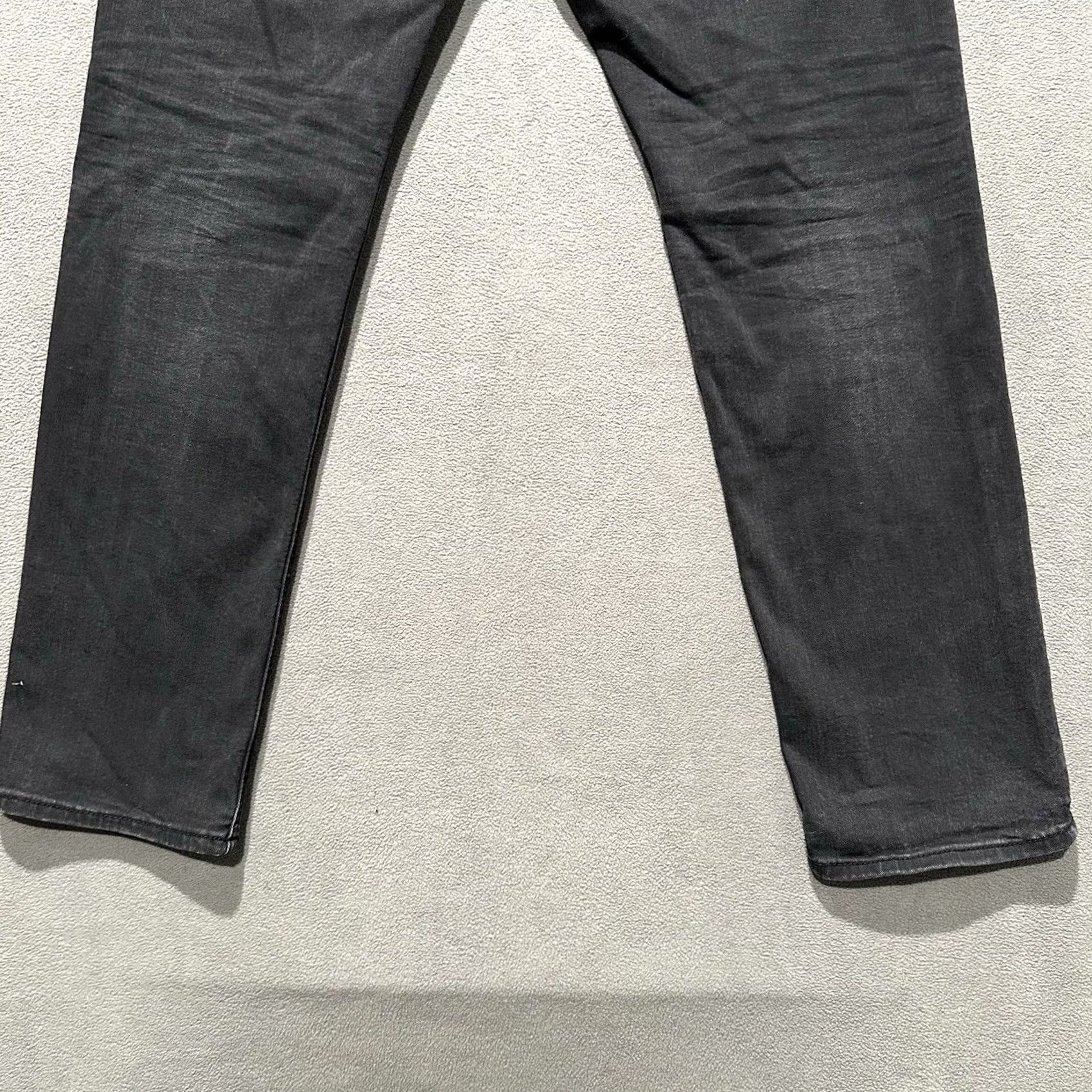 Silver Jeans Co. Silver Jeans Mens Jeans Dark Gray Denim Athletic Fit Tapered Leg 34x30 Size US 34 / EU 50 - 6 Thumbnail