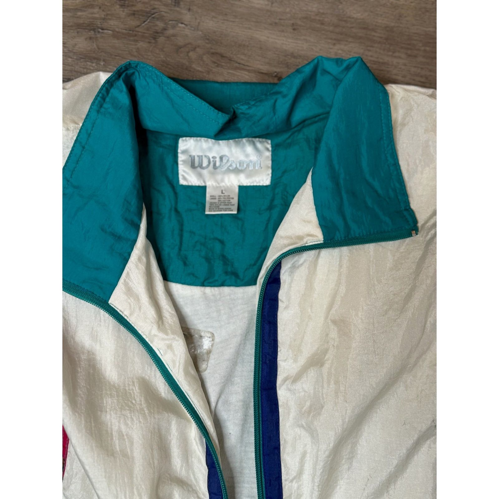 Vintage Wilson Vintage Windbreaker Jacket Size L - Broken Zipper Size L / US 10 / IT 46 - 3 Thumbnail