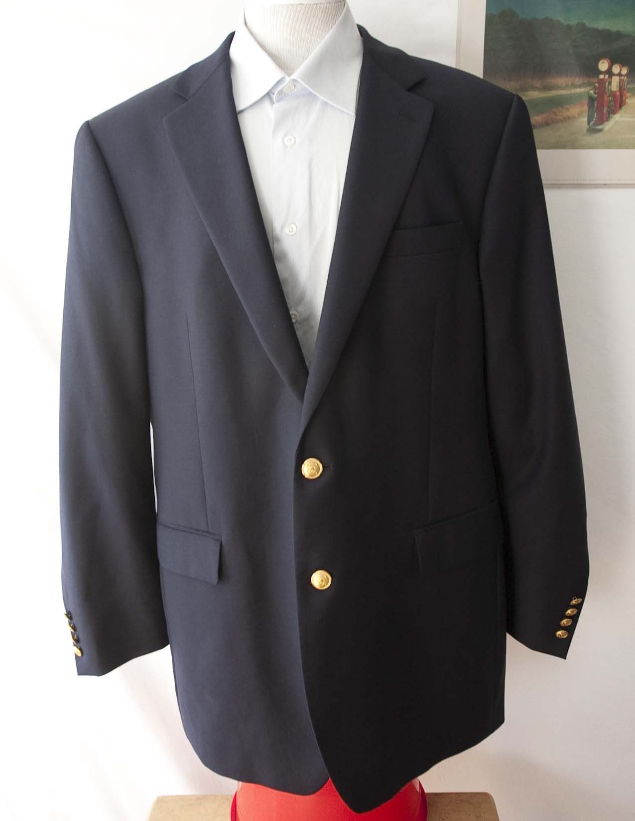 Lauren Ralph Lauren Lauren Ralph Lauren Jacket Gold Button Size 44L Wool Size 44L - 1 Thumbnail