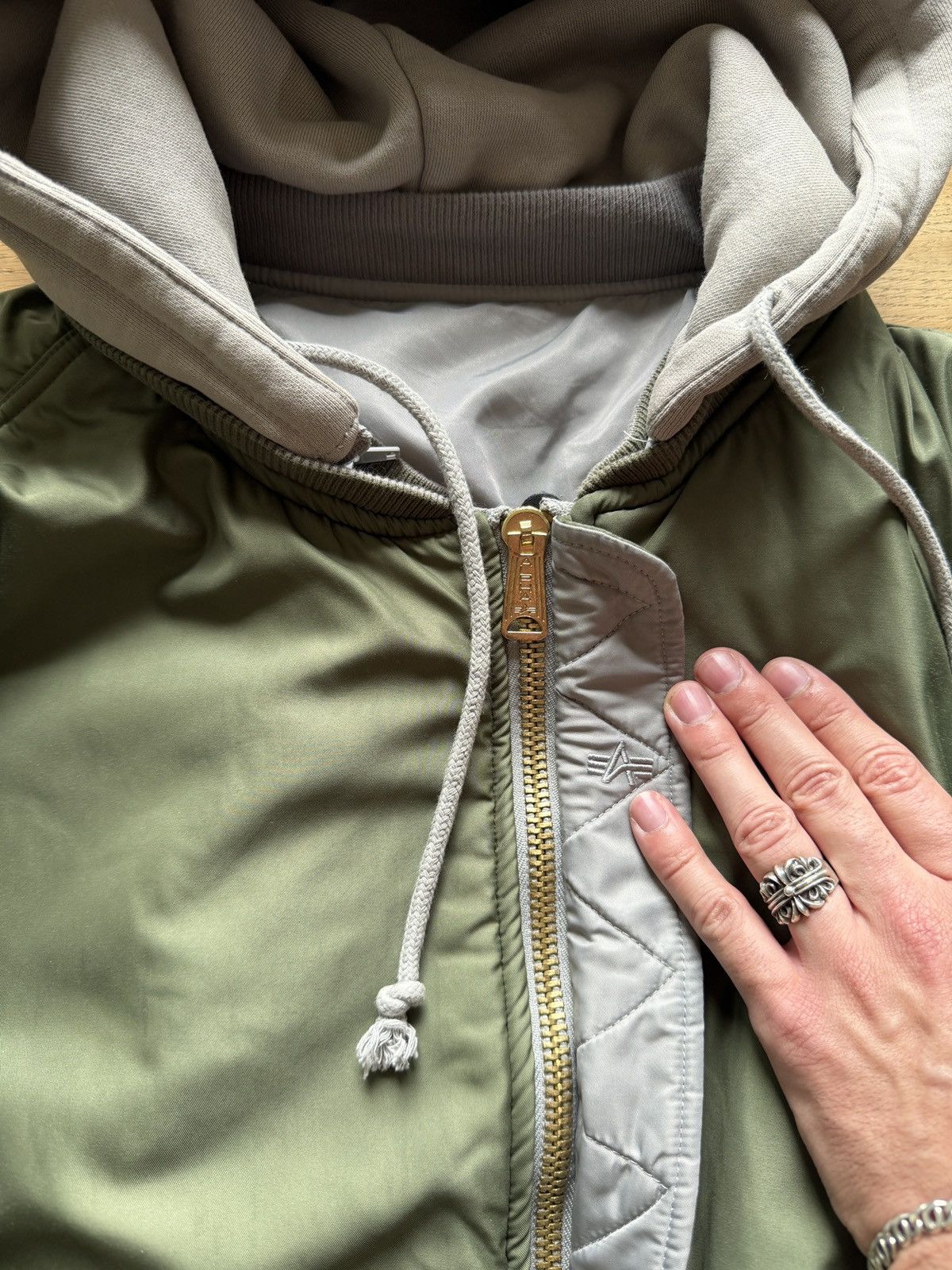 Alpha Industries × Vetements Demna Gvasalia Vetements Hooded Alpha Bomber Size US XS / EU 42 / 0 - 3 Thumbnail