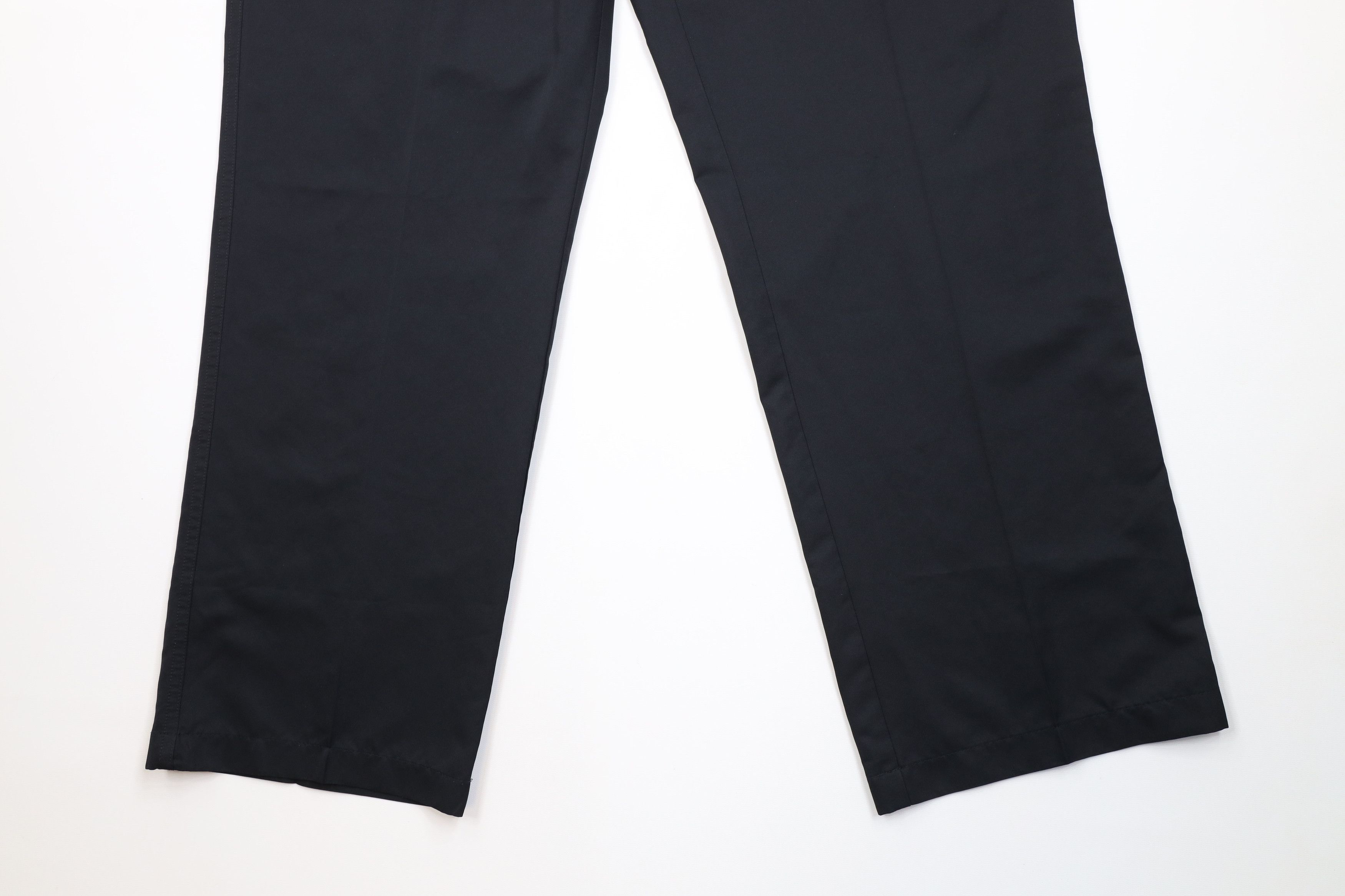 Adidas Vintage Y2K Adidas Golf Spell Out Wide Leg Chino Pants Black Size US 36 / EU 52 - 4 Thumbnail