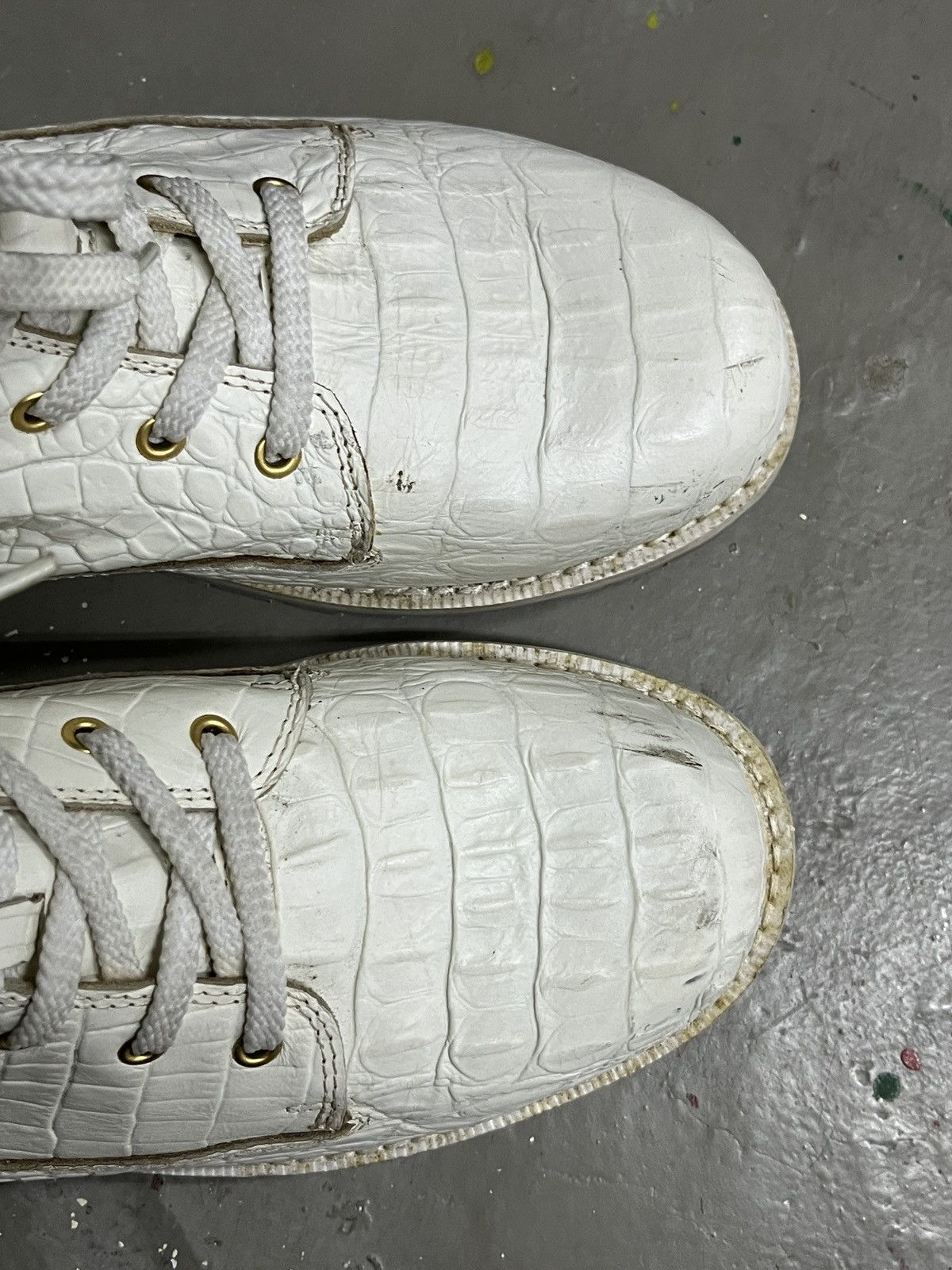 14th Addiction Juvenile Delinquent Balenciaga Style Crocodile Leather Boots Size US 9.5 / EU 42-43 - 13 Thumbnail