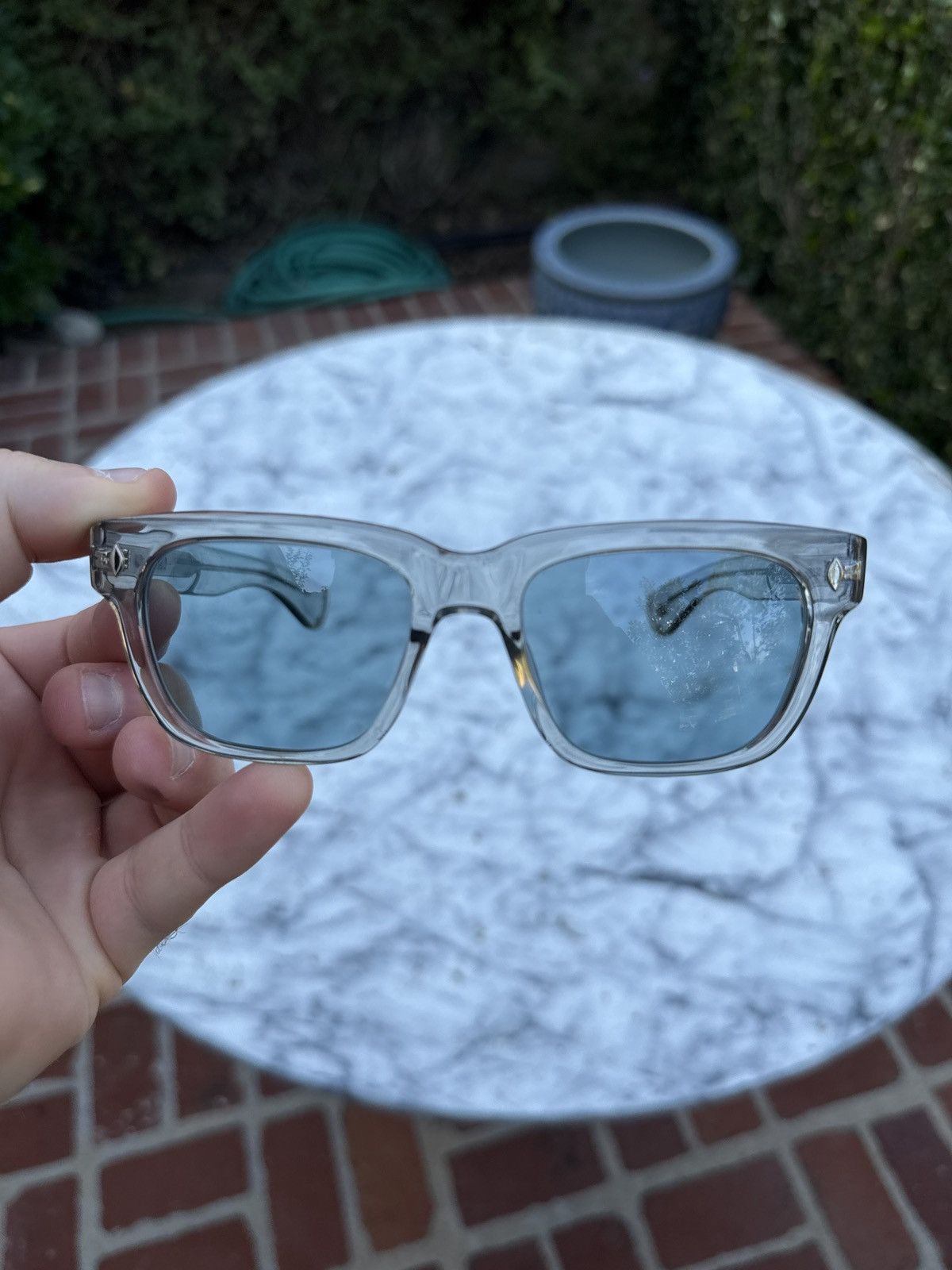 Officine Generale Glco x Officine Generale Sunglasses in Llg & Pure Blue Size ONE SIZE - 5 Thumbnail
