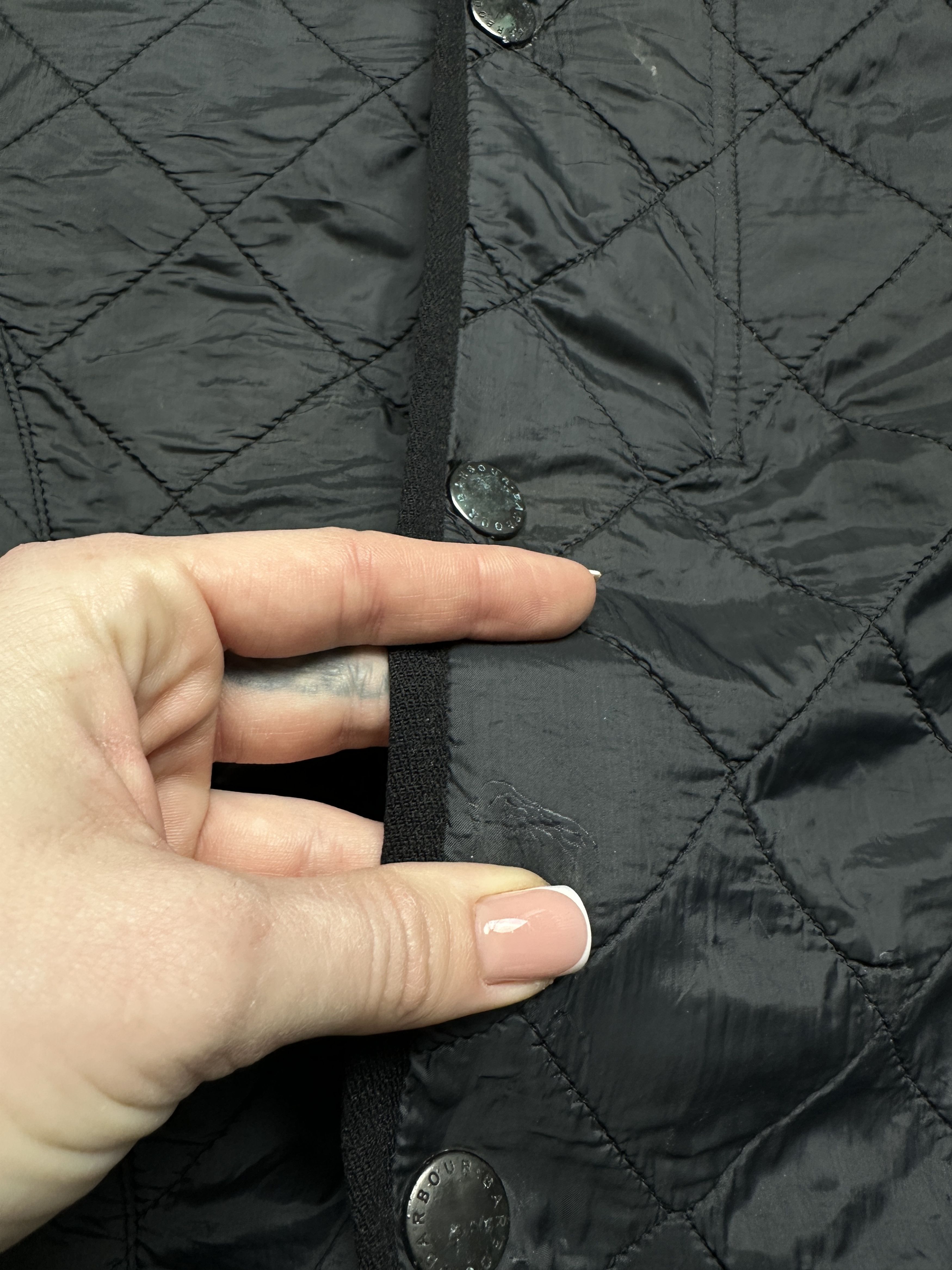 Barbour × Vintage Barbour Vintage Mens Polarquilt Quilted Jacket Size US XXL / EU 58 / 5 - 4 Thumbnail