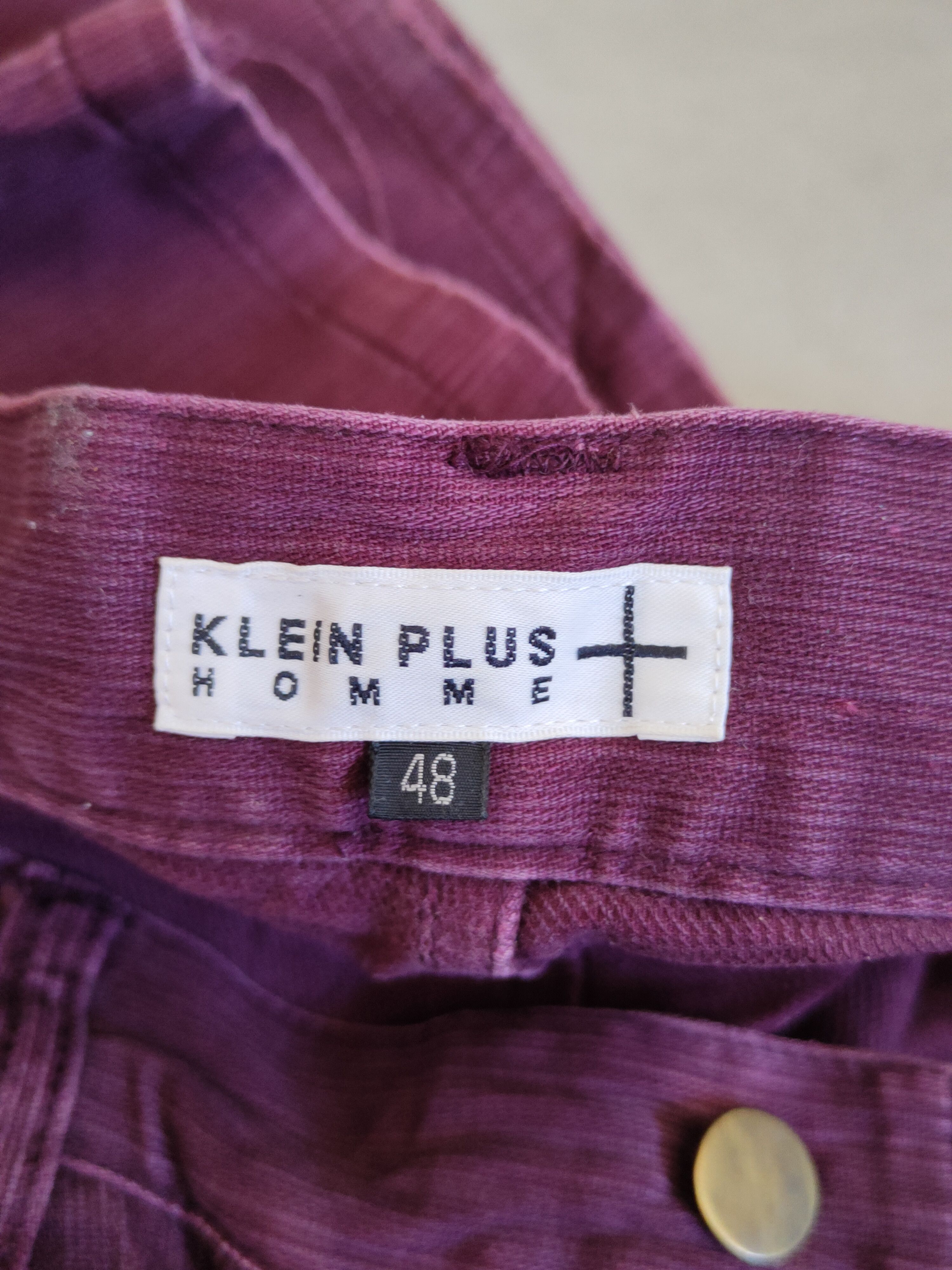 Japanese Brand Klein Plus Homme Purple Faded Multipocket Jeans #S1760 Size 33" - 15 Thumbnail